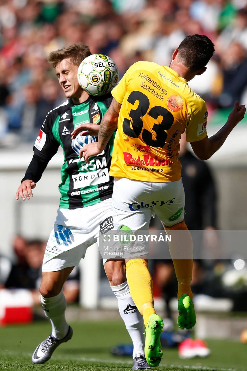 GAIS Erik Westermark och Falkenbergs Tibor Joza