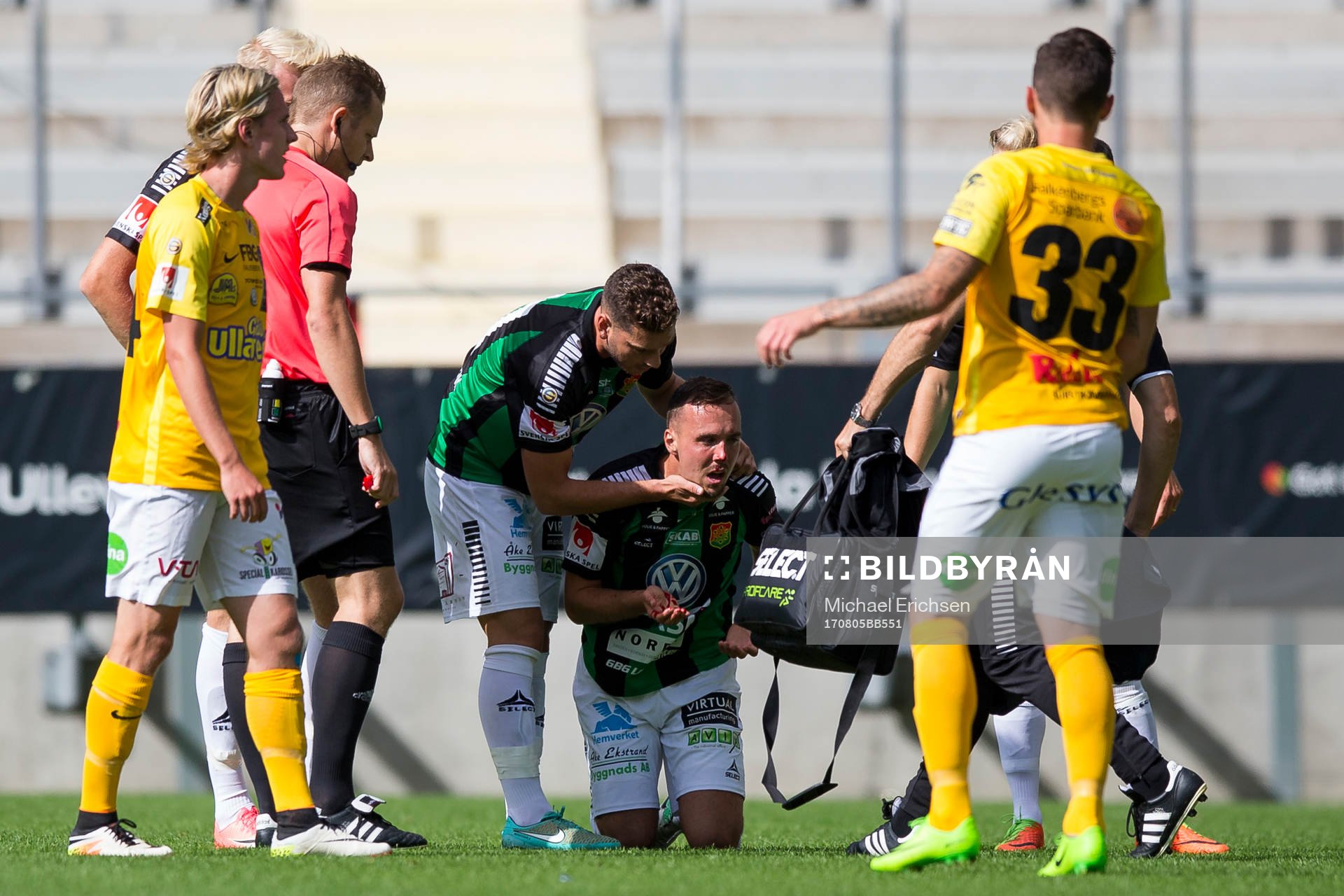 GAIS Sebastian Möller blir omplåstrad