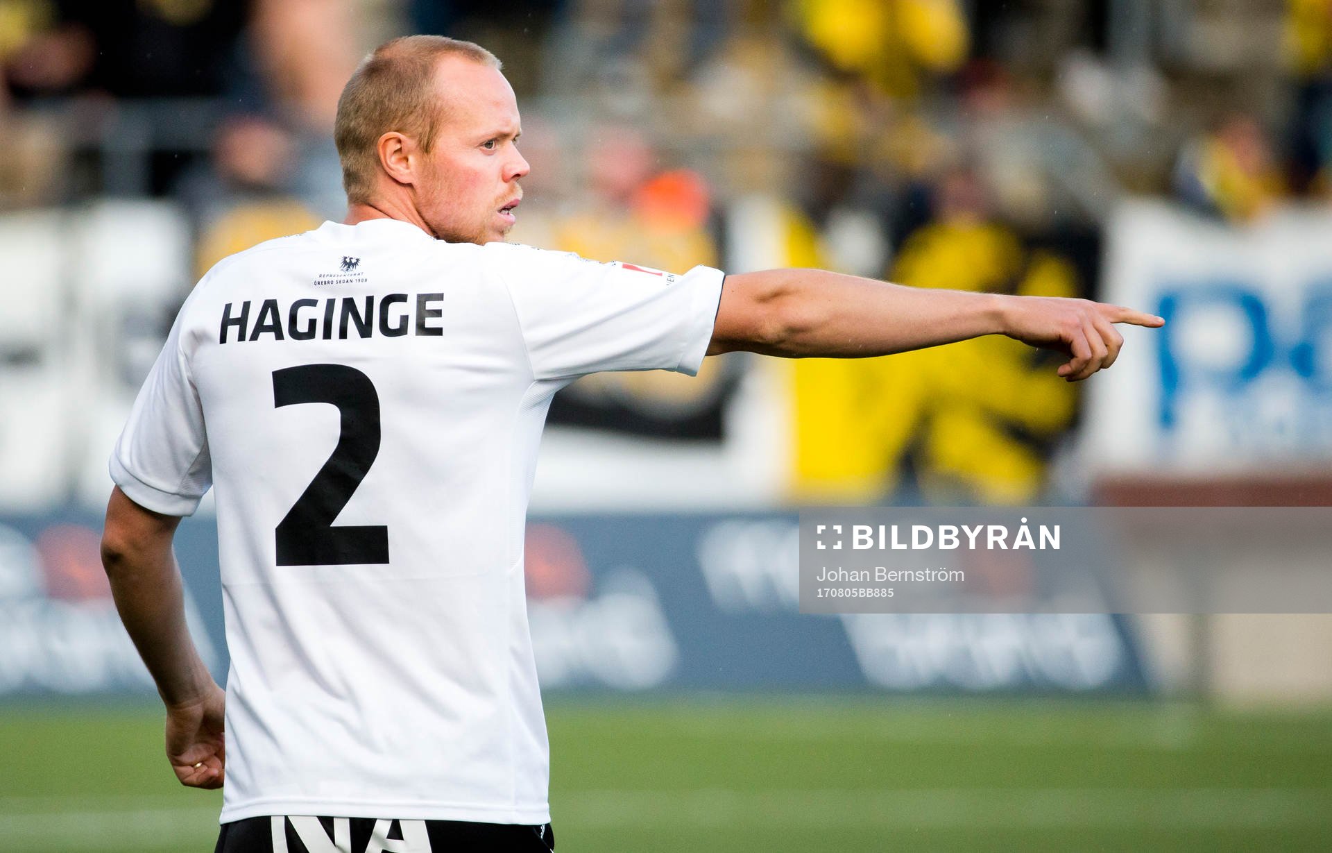 Örebros Patrik Haginge kom in på slutet av