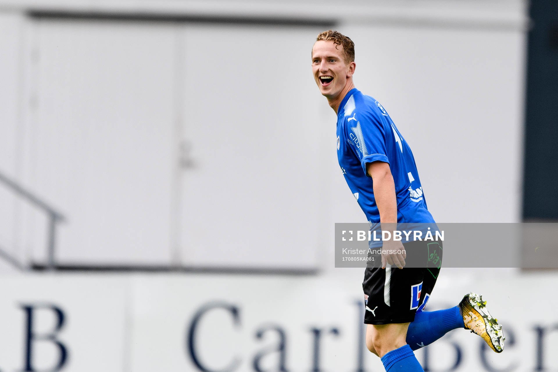 Halmstads Andreas Bengtsson jublar