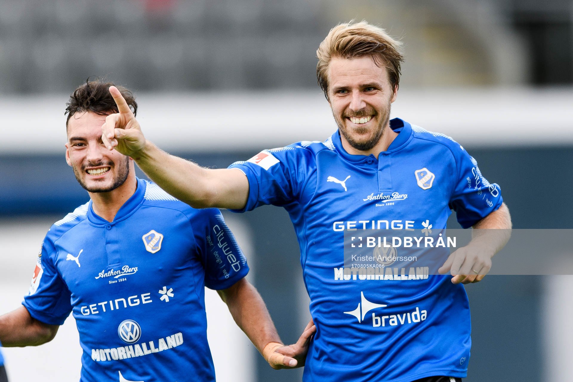 Halmstads Johan Oremo jublar