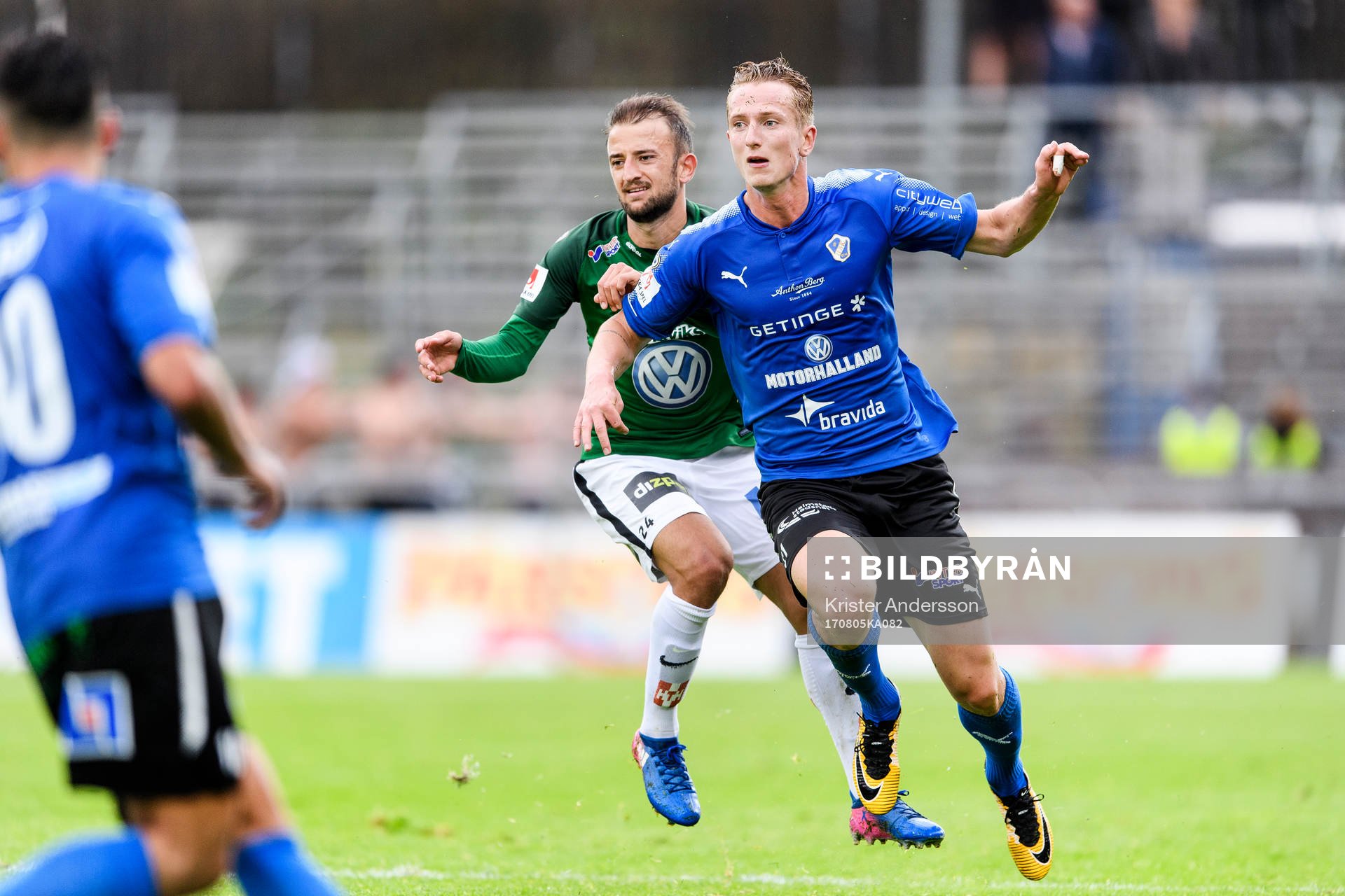 Jönköpings Robert Gojani och Halmstads Andreas Bengtsson