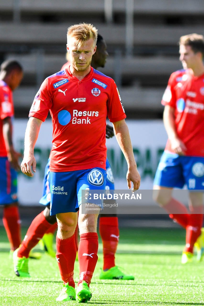 Helsingborgs Andreas Landgren deppar