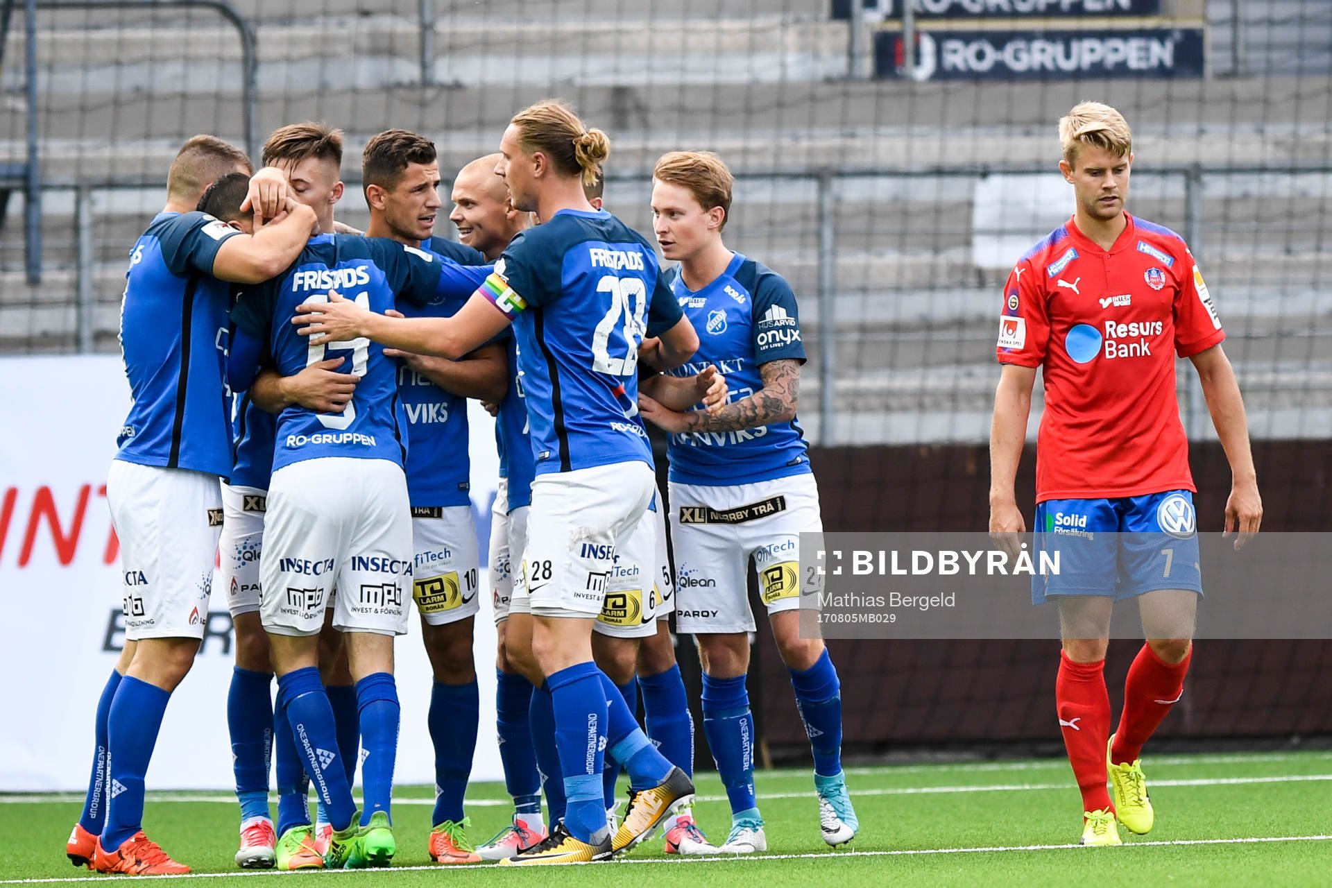 Norrbys spelare jublar