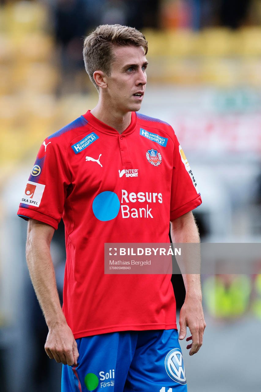 Helsingborgs Adam Eriksson deppar
