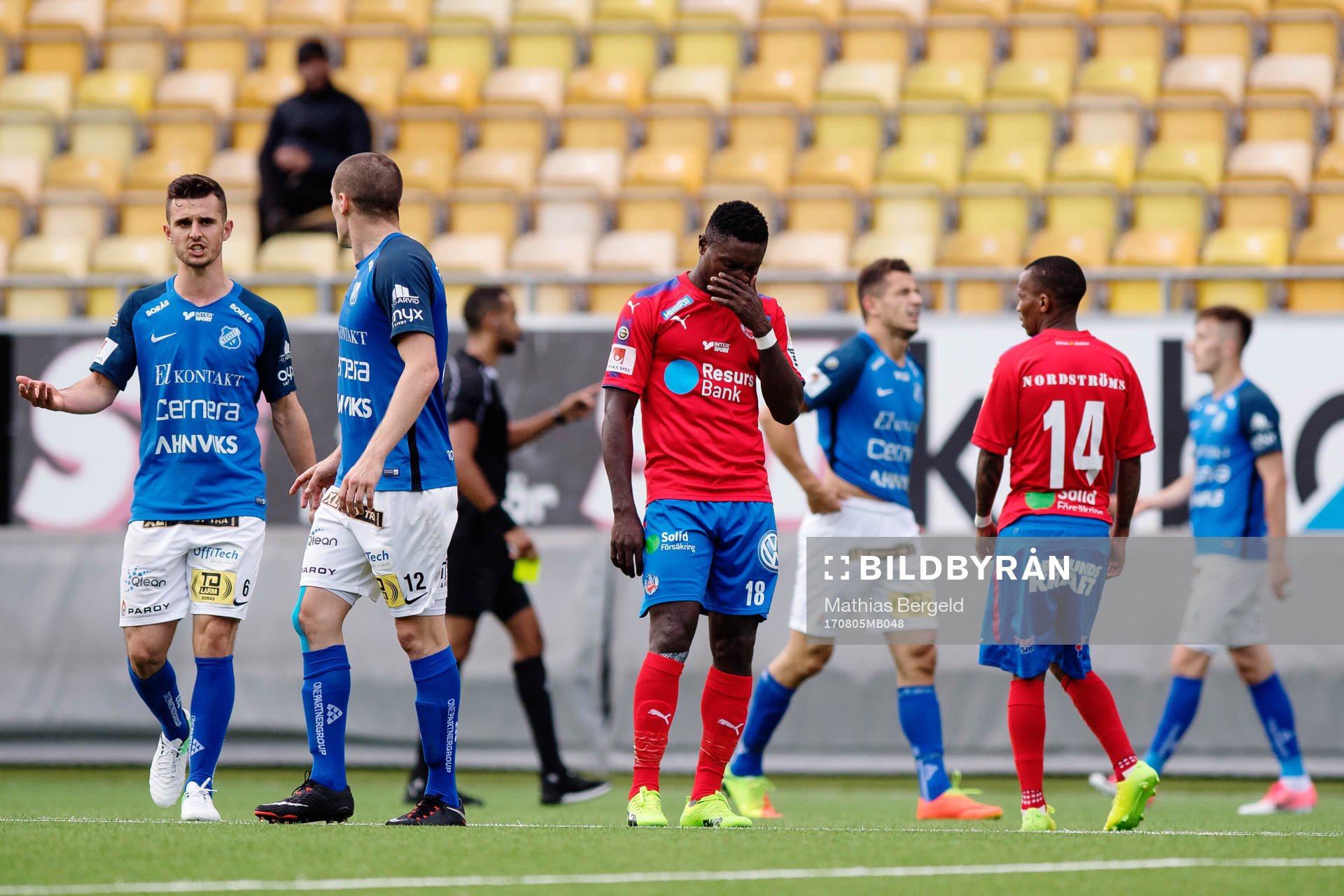 Helsingborgs Oke Akpoveta deppar