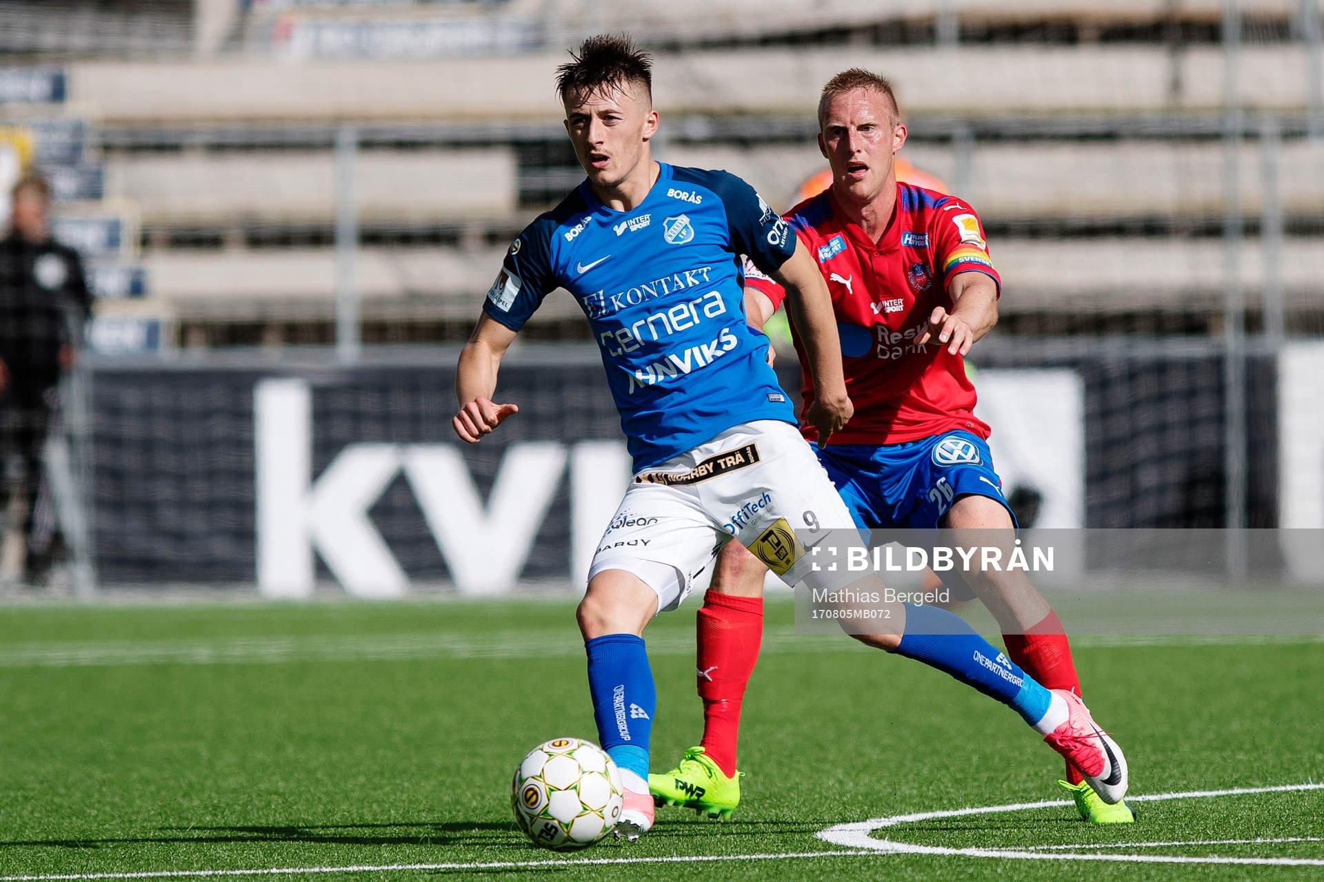 Norrbys Leonard Pllana och Helsingborgs Peter Larsson