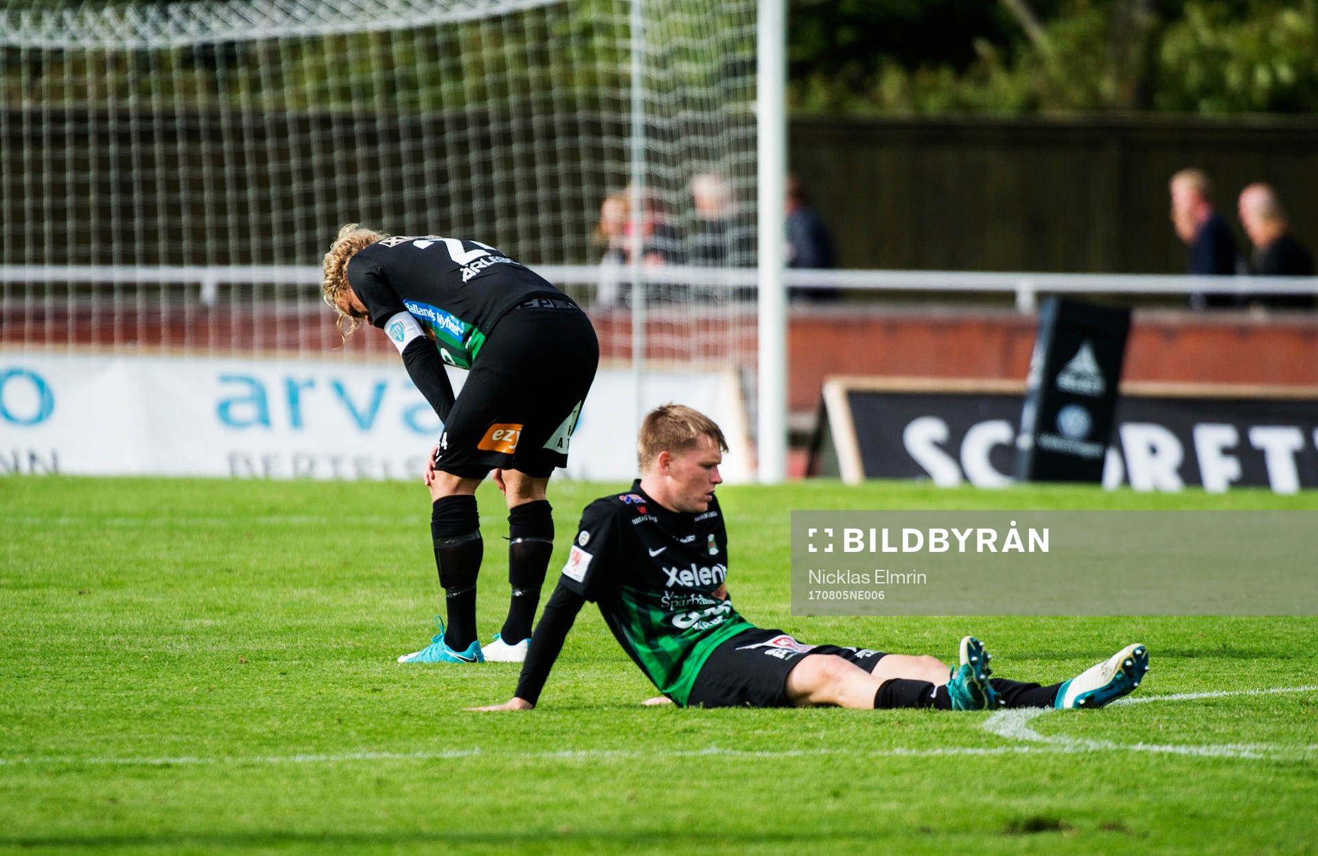 Varbergs Gustav Berggren och Joel Palmqvist deppar
