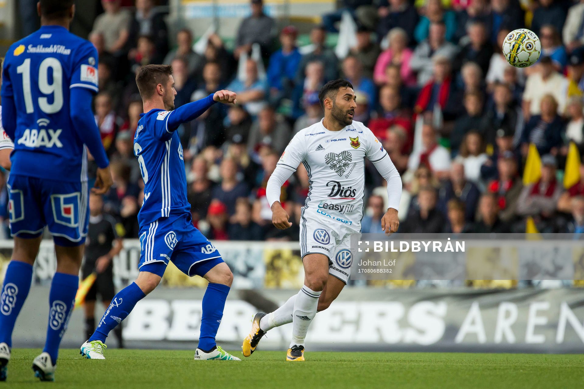 Sundsvalls Kristinn Freyr Sigurdsson och Östersunds Saman