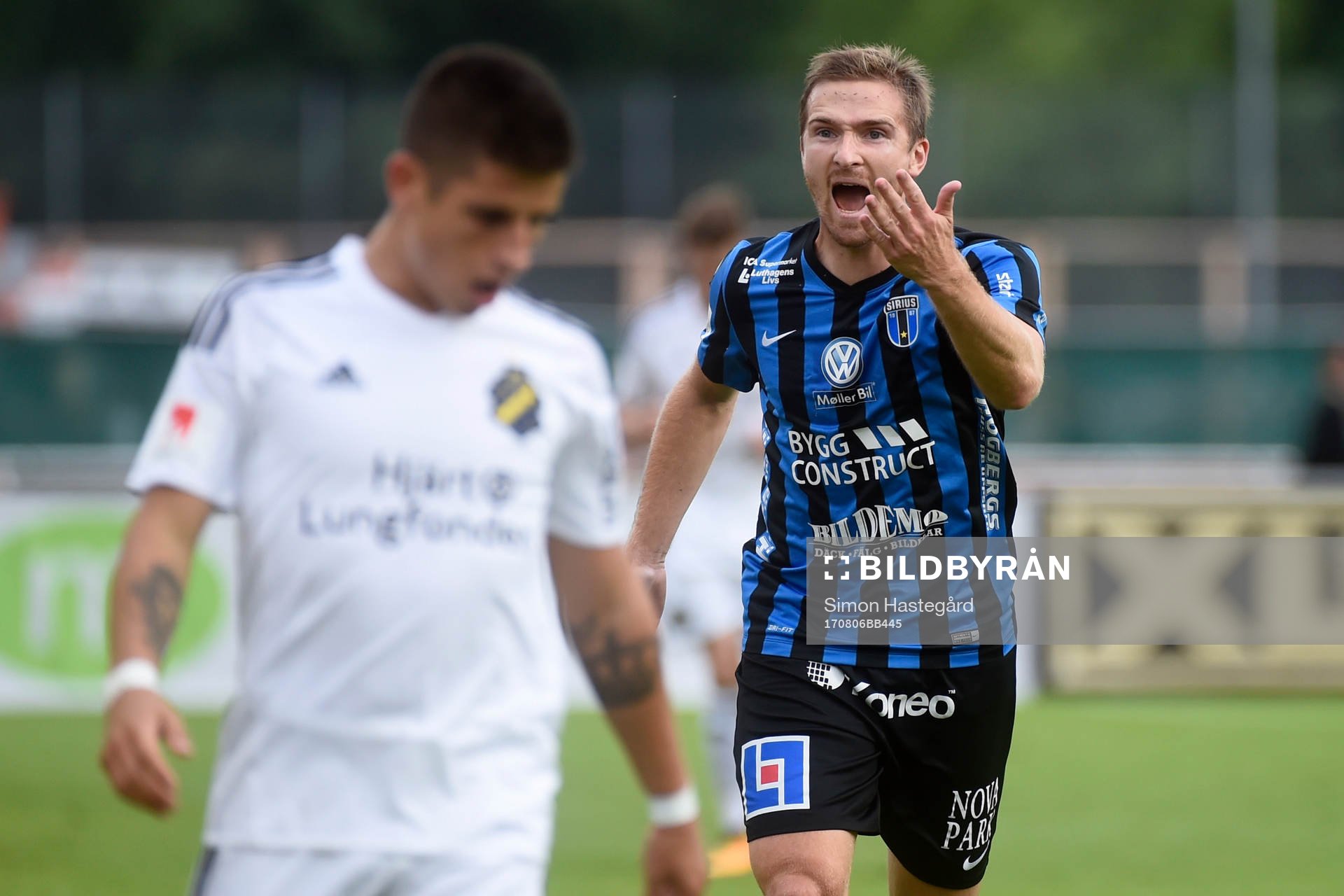 Sirius Jesper Arvidsson reagerar på ett domslut