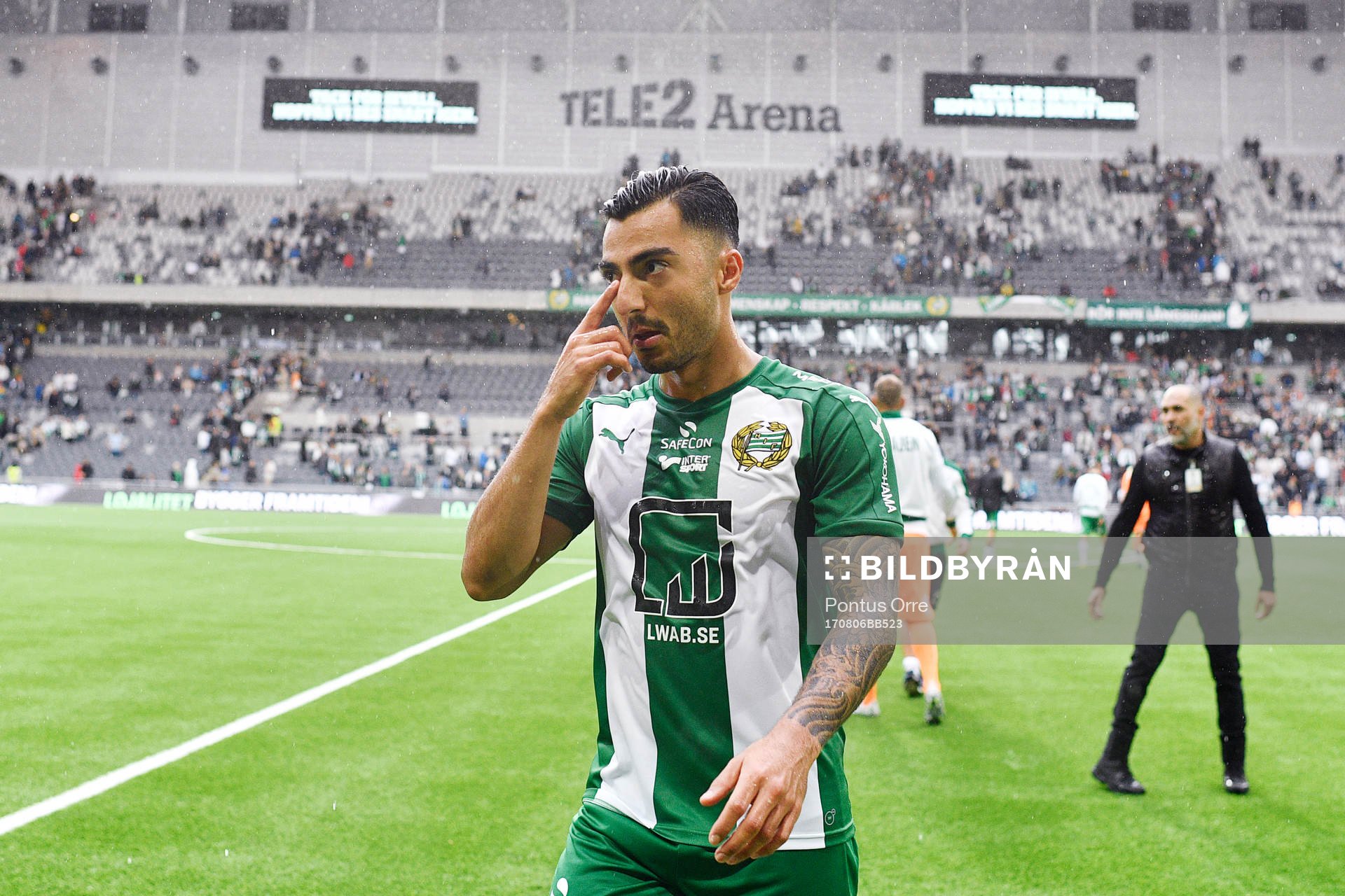 Hammarbys Jiloan Hamad deppar