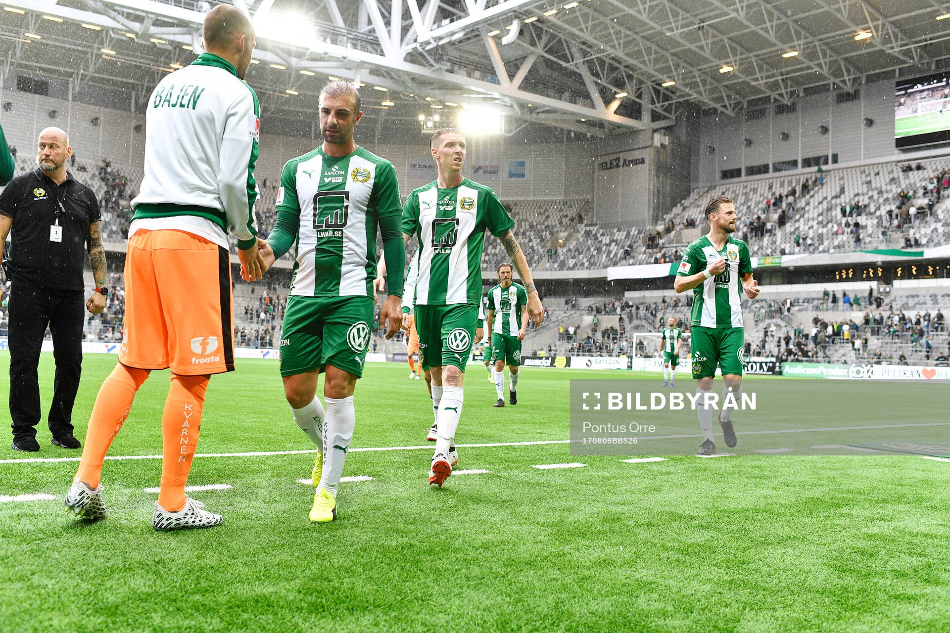 Hammarbys Kennedy Bakircioglu, Birkir Már Saevarsson och