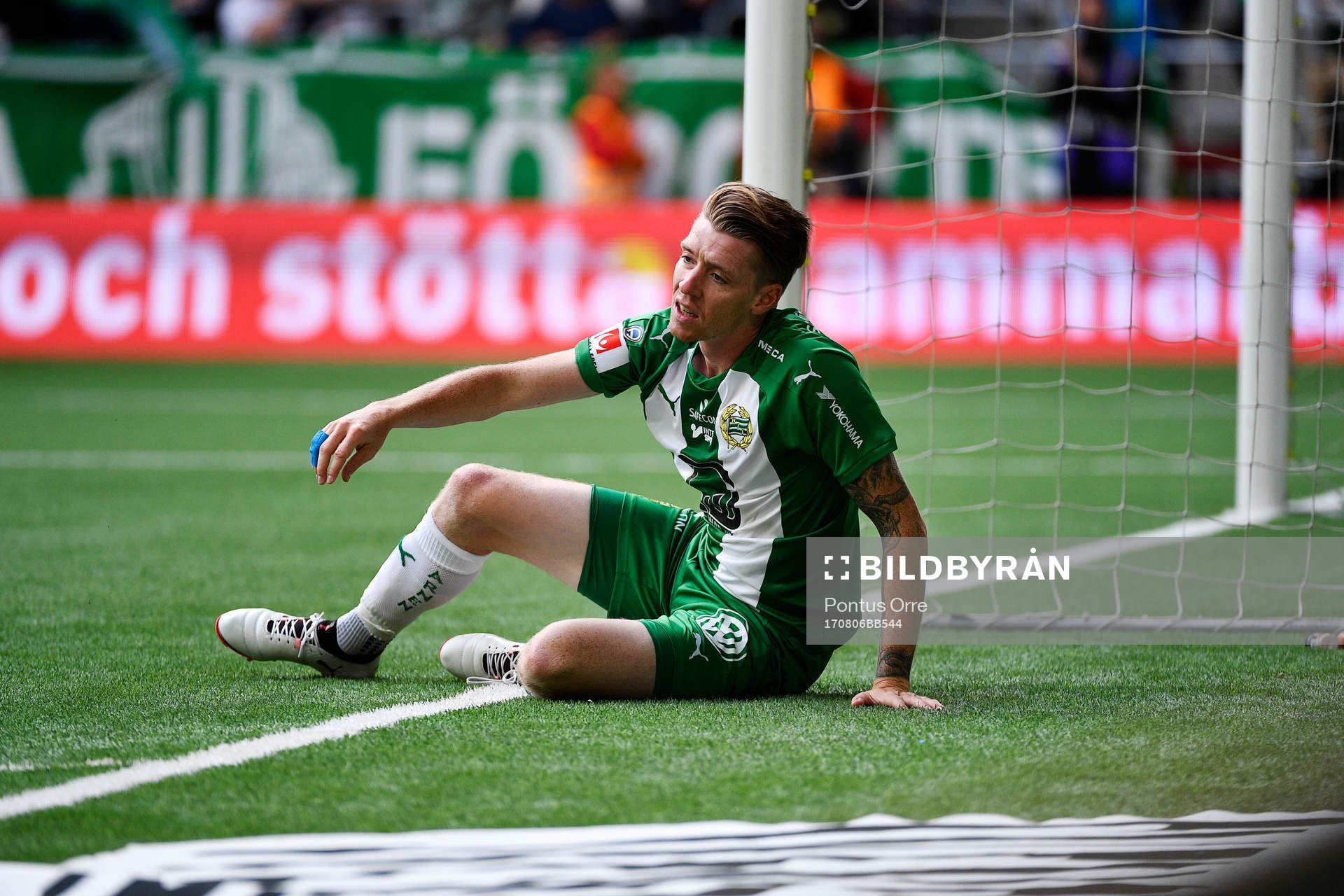 Hammarbys Birkir Már Saevarsson deppar
