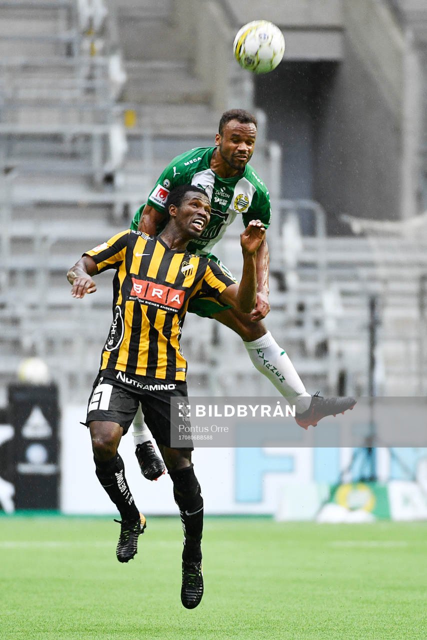 Hammarbys Serge-Junior Martinsson Ngouali Häckens Mohammed