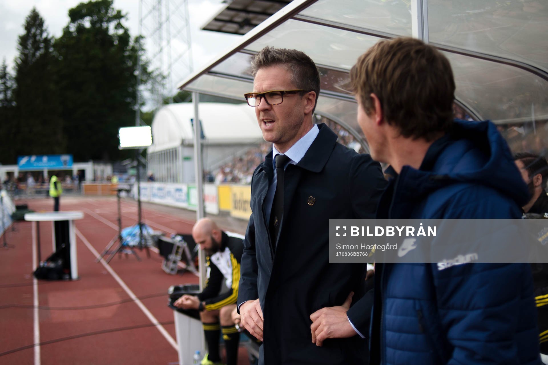 s tränare Rikard Norling och Sirius tränare Thomas