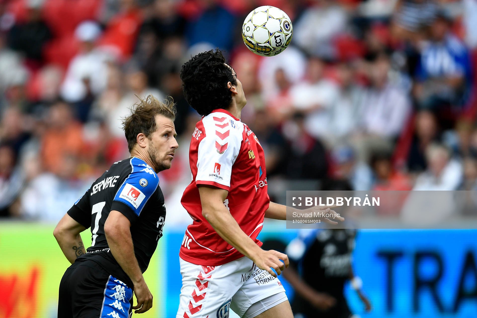IFK Göteborgs Tobias Hysén och Kalmars Marko Biskupovic i