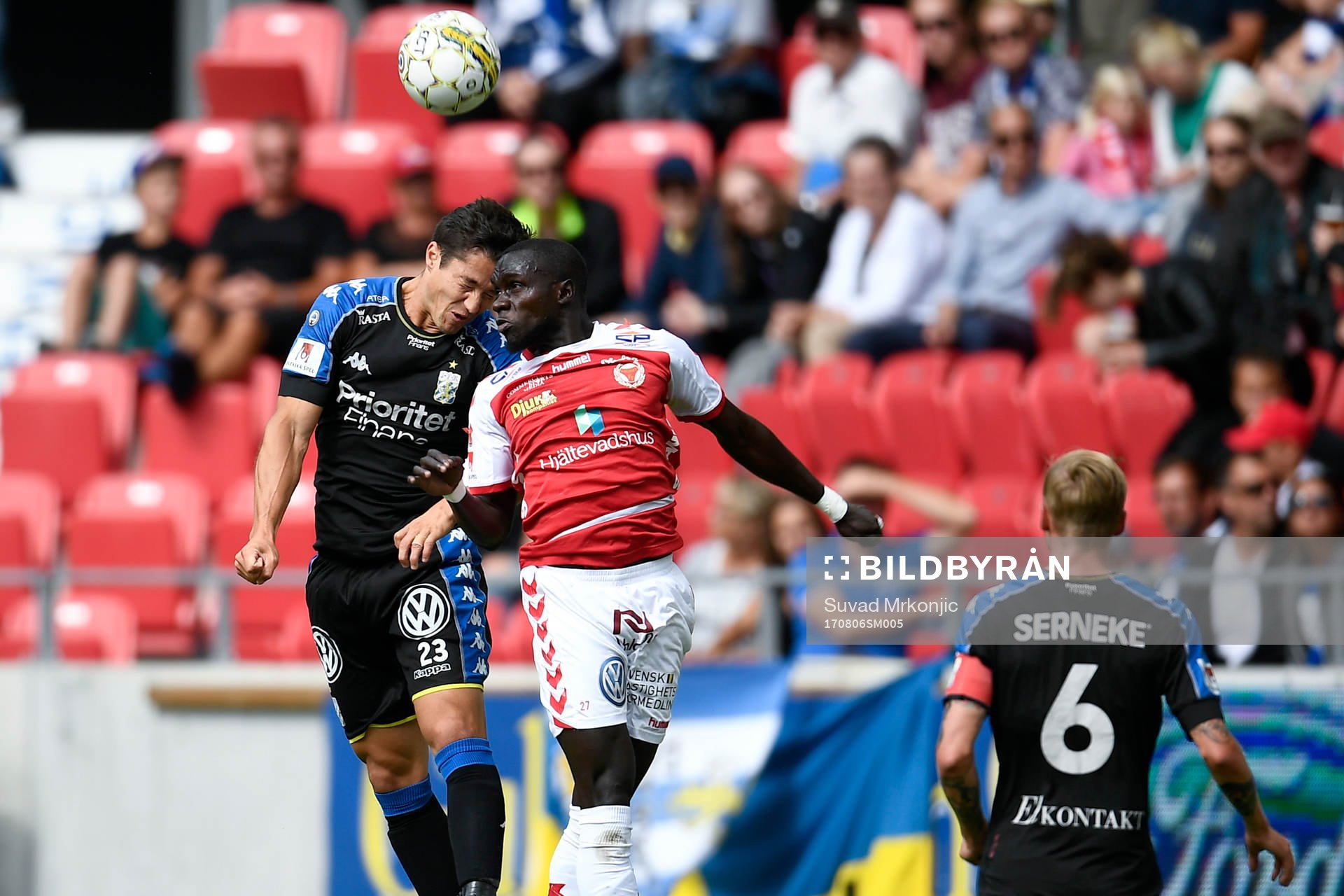 IFK Göteborgs David Boo Wiklander och Kalmars Papa Alioune