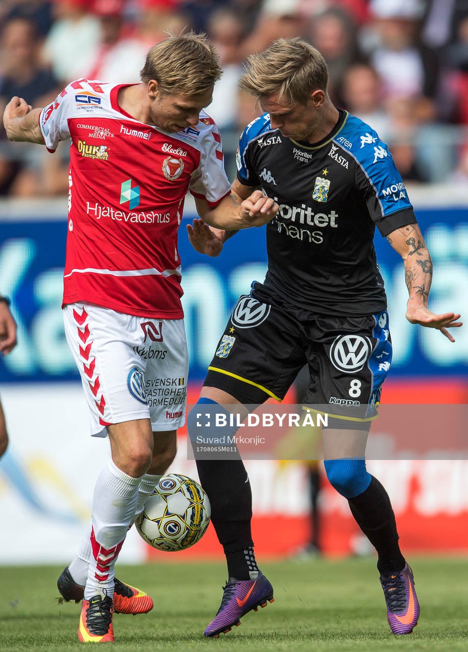 IFK Göteborgs Sören Rieks och Kalmars Jonathan Ring