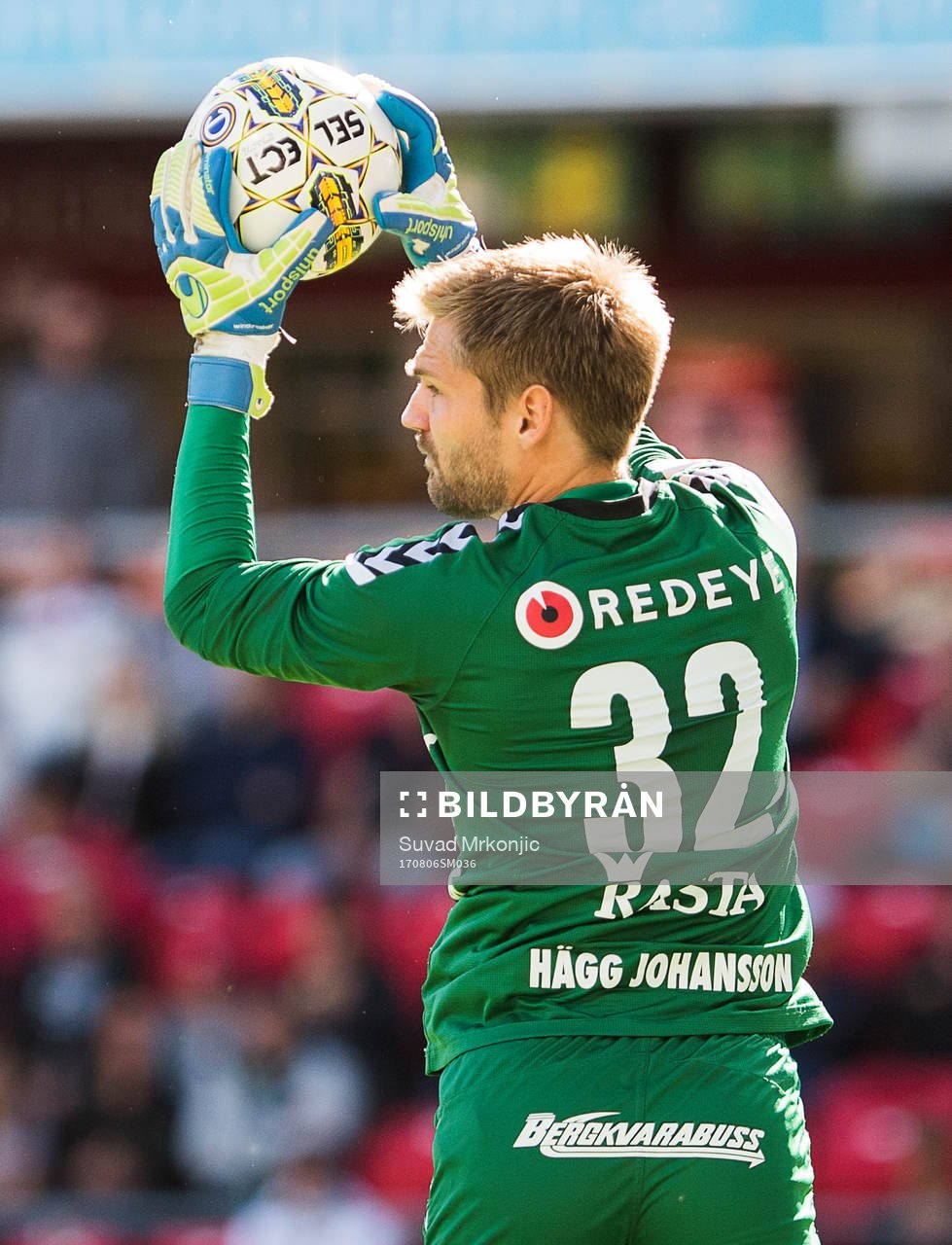 Kalmars målvakt Lucas Hägg-Johansson