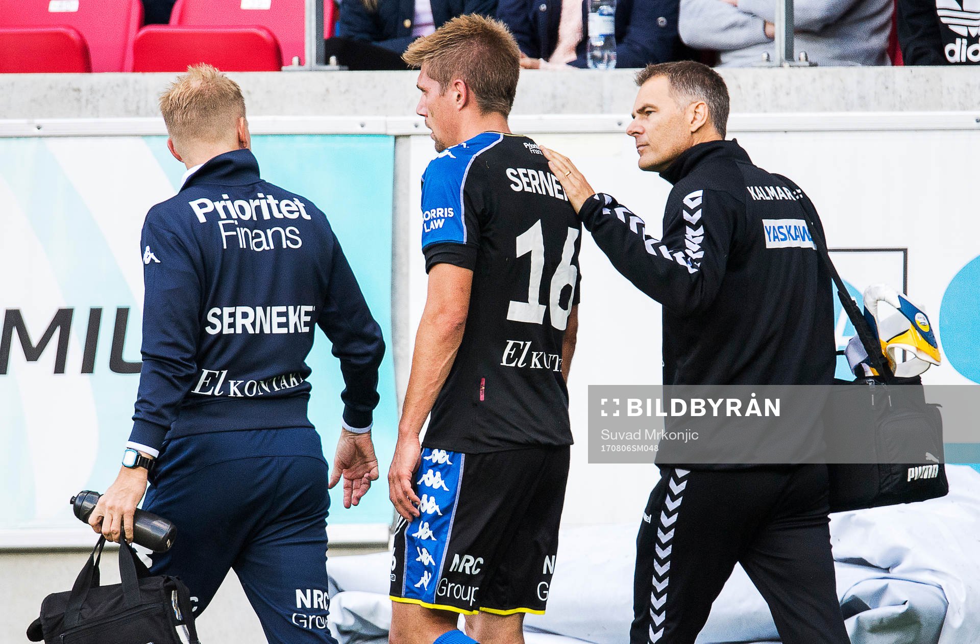 IFK Göteborgs Mikael Boman krockade med Kalmars målvakt