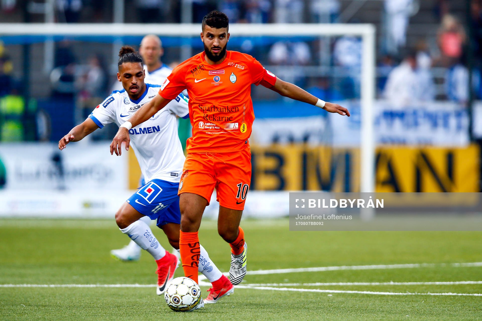 AFC Eskilstunas Omar Eddahri och Norrköpings Alexander