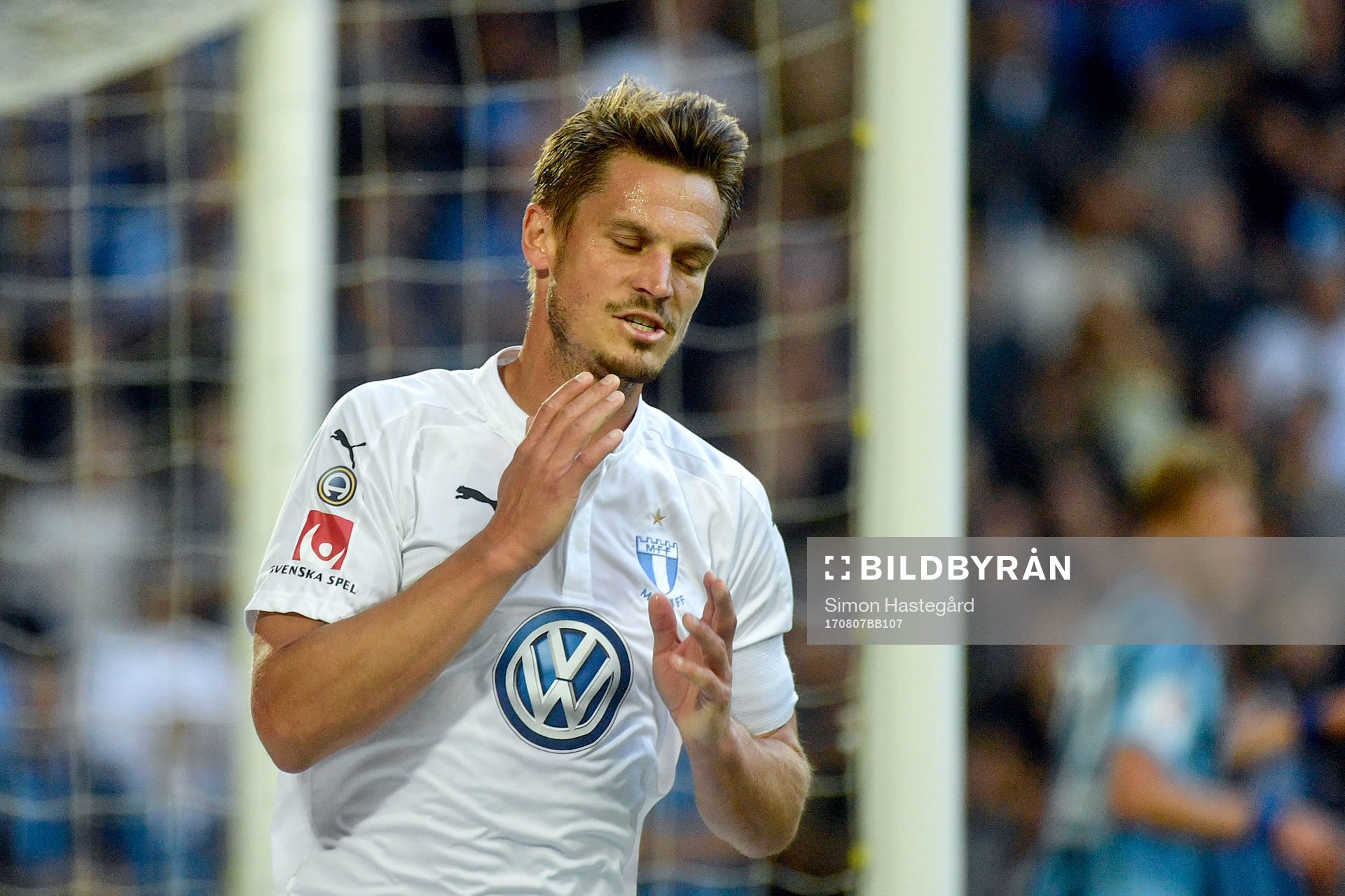 Malmö FFs Markus Rosenberg deppar
