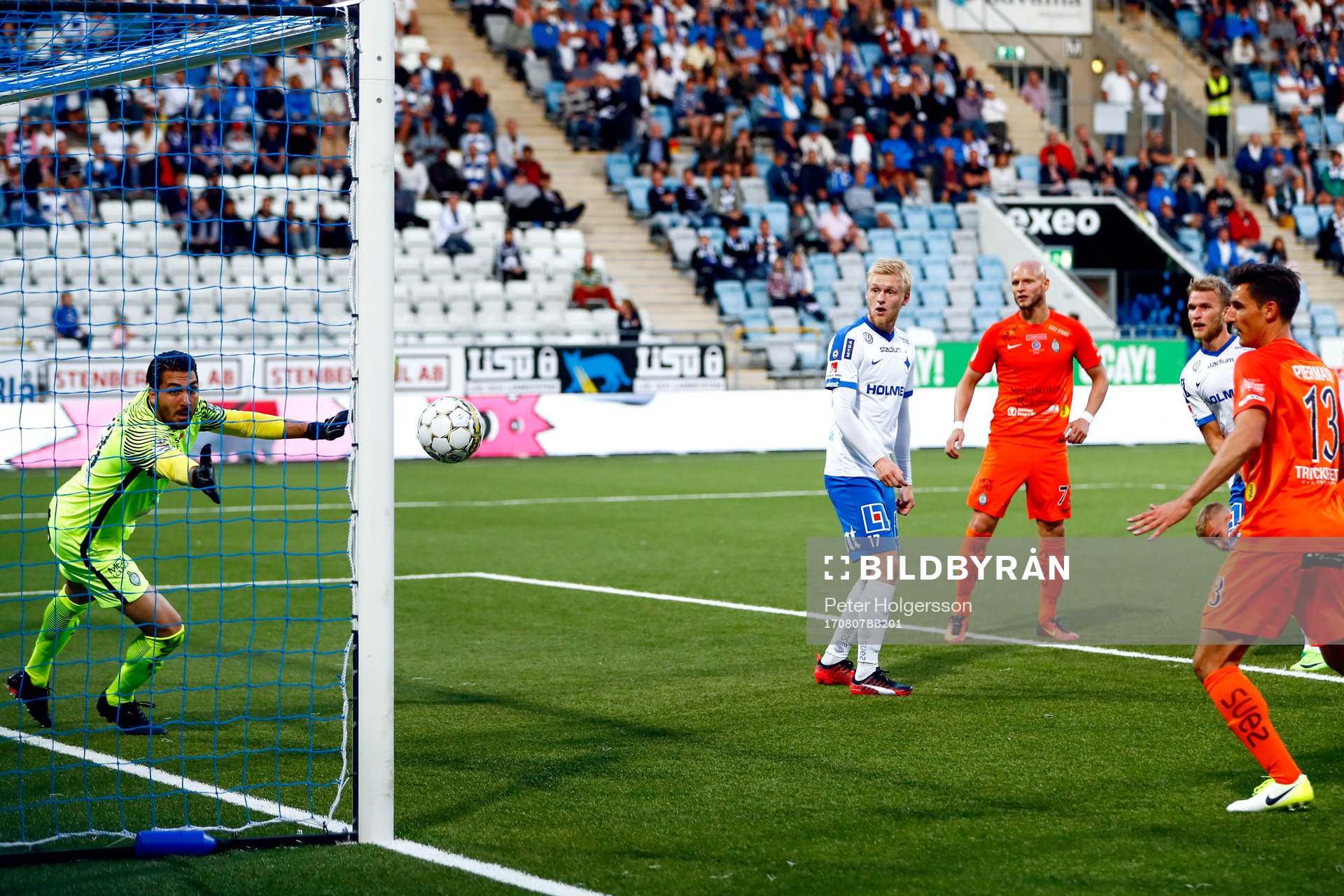 Norrköpings Sebastian Andersson gör 1-0