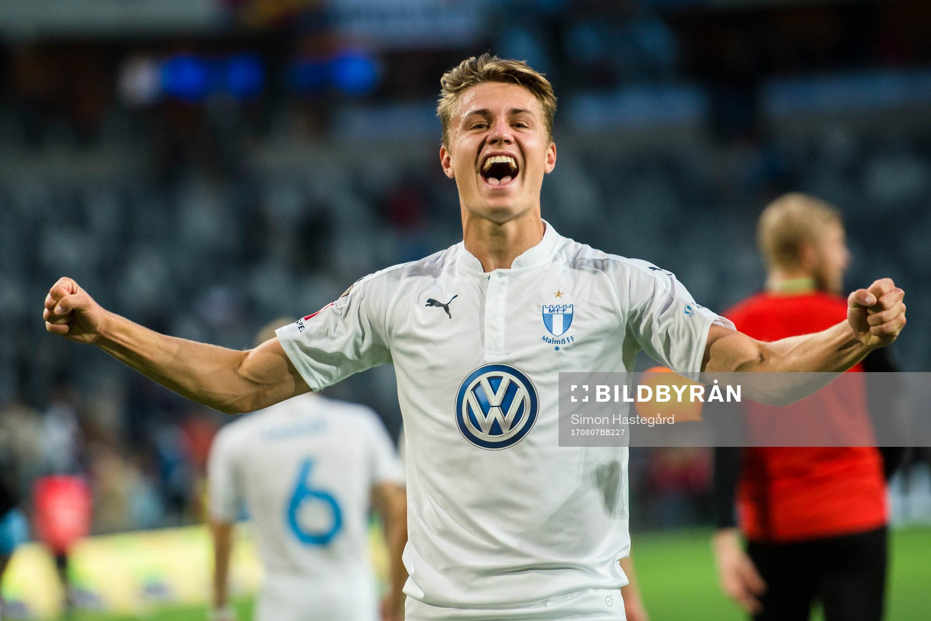 Malmö FFs Mattias Svanberg jublar