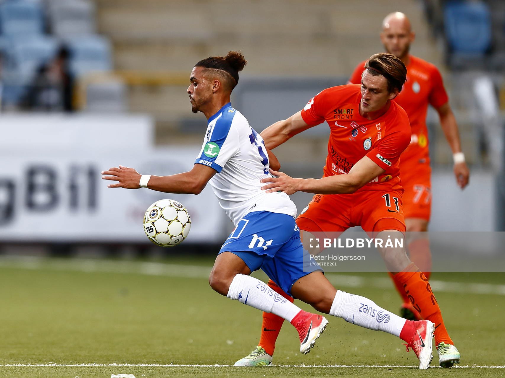 Norrköpings Alexander Jakobsen och AFC Eskilstunas Andrew