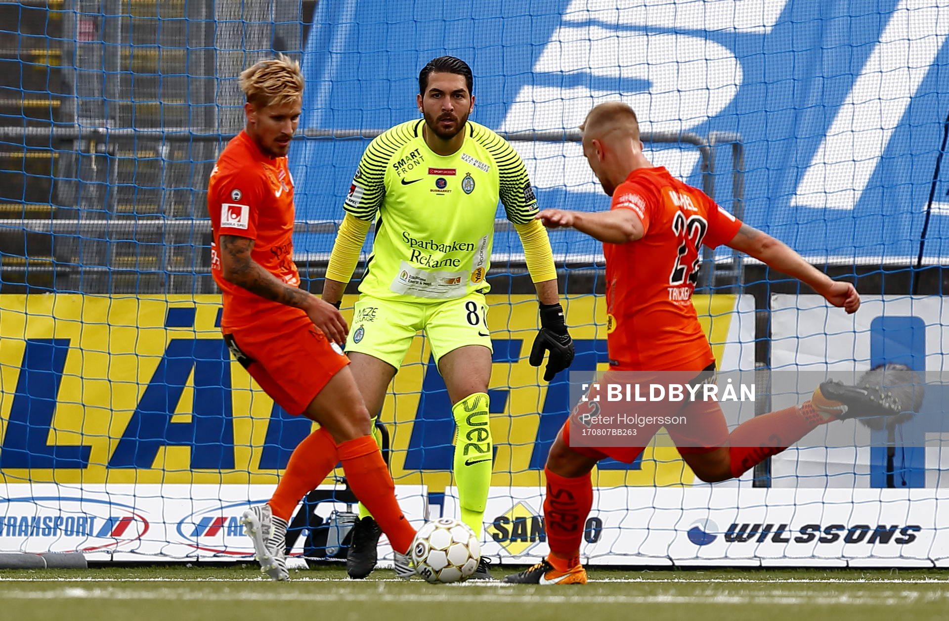 AFC Eskilstunas målvakt Alireza Haghighi