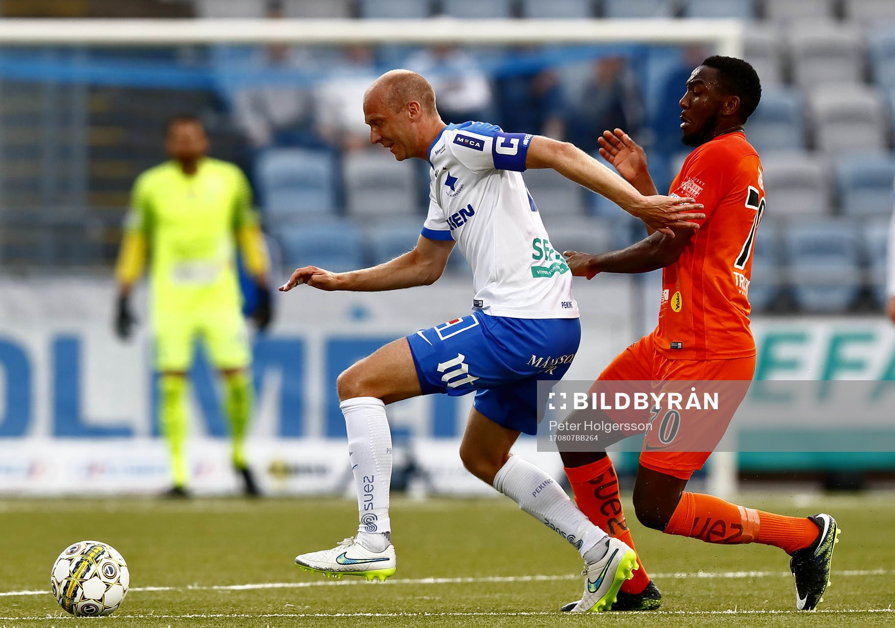Norrköpings Andreas Johansson och AFC Eskilstunas Zourab