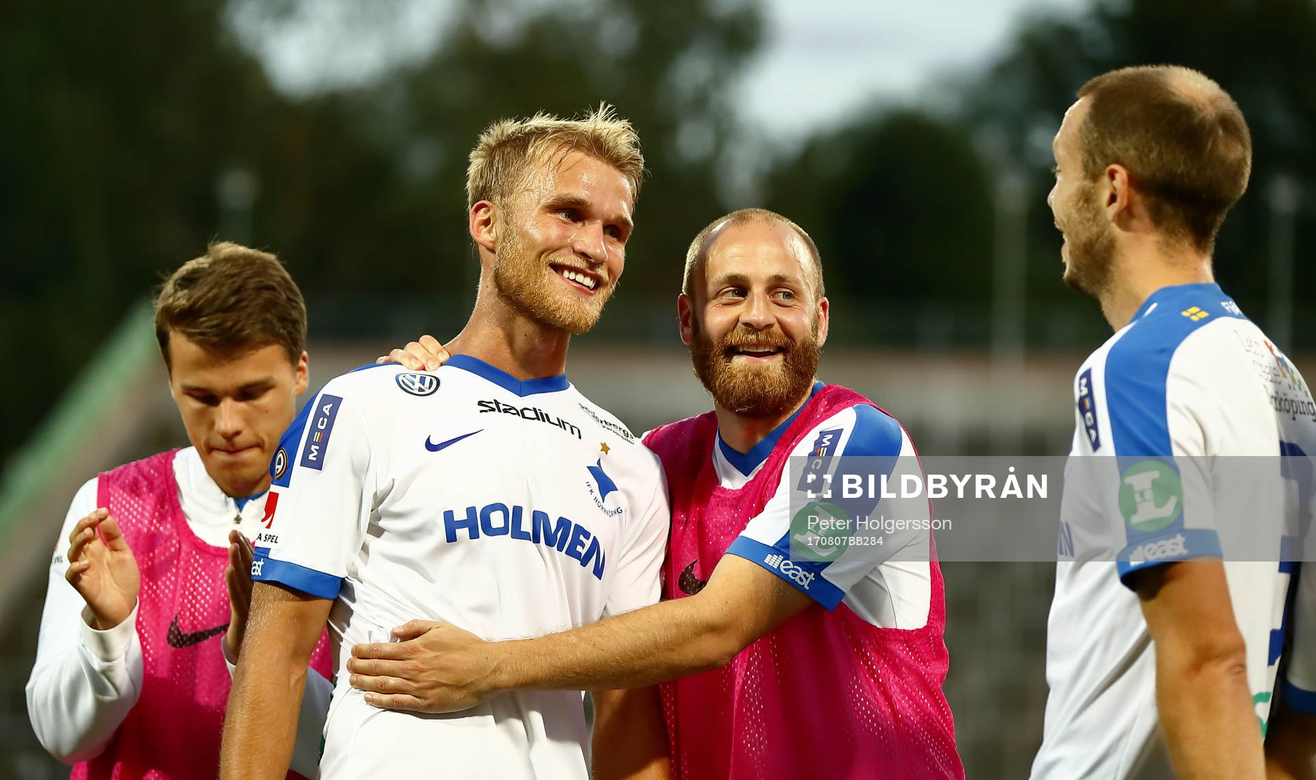 Norrköpings Sebastian Andersson och Daniel Sjölund