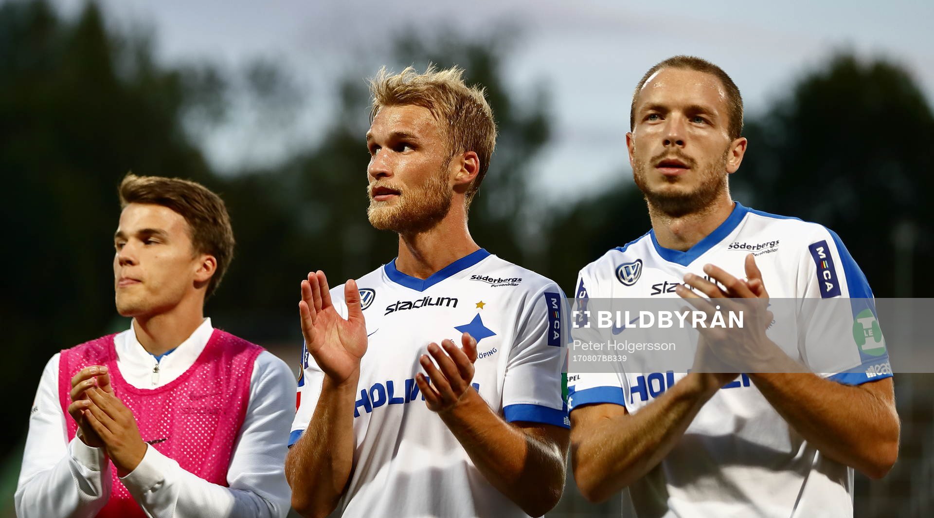 Norrköpings Sebastian Andersson och Jón Gudni Fjóluson