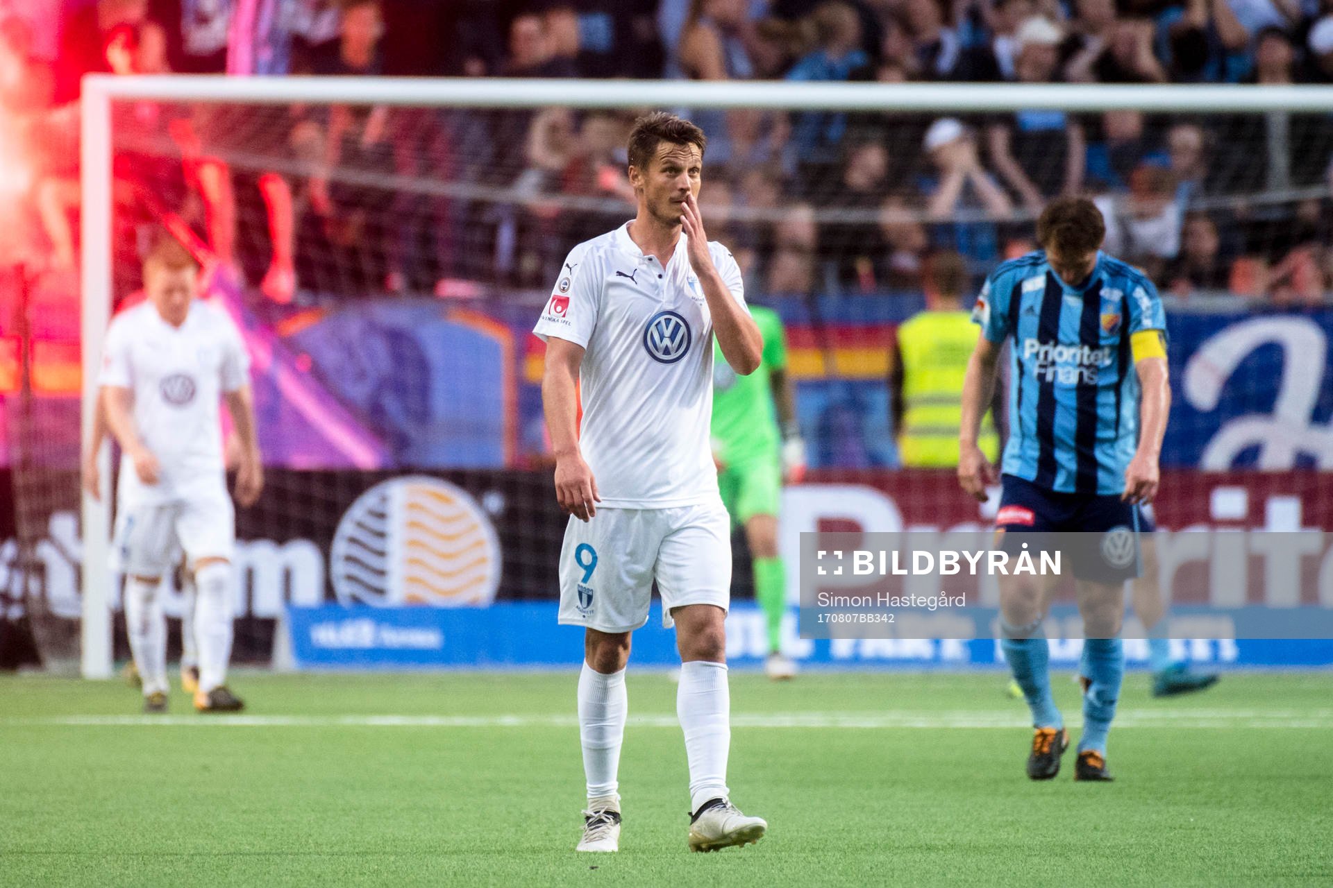 Malmö FFs Markus Rosenberg deppar