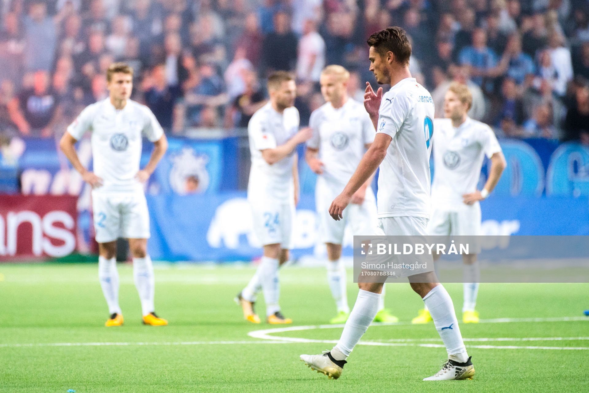 Malmö FFs Markus Rosenberg deppar