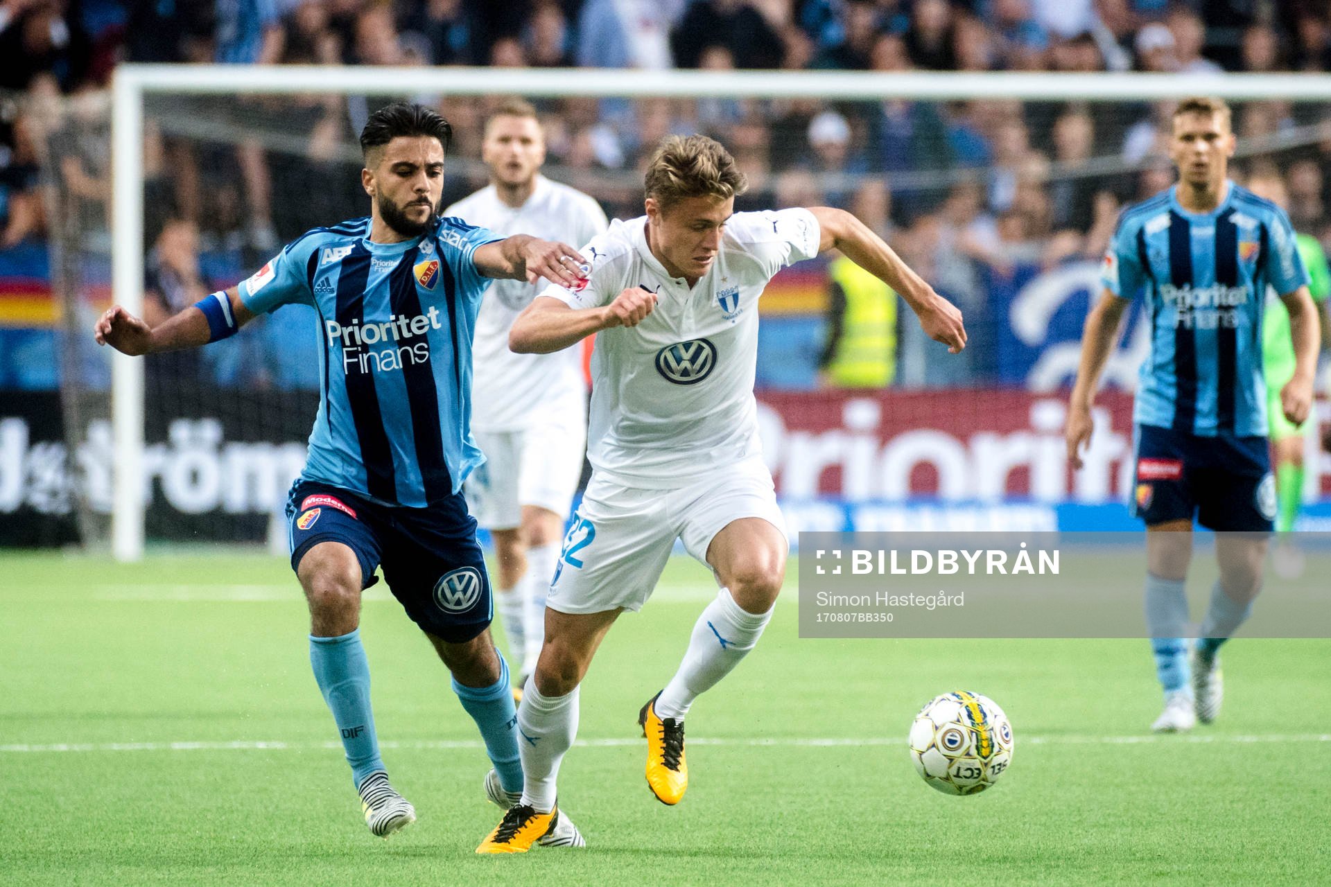Malmö FFs Mattias Svanberg och Djurgårdens Othman El Kabir