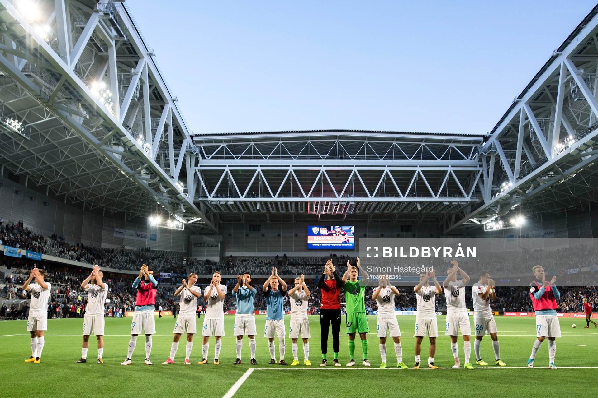 Malmö FFs spelare jublar