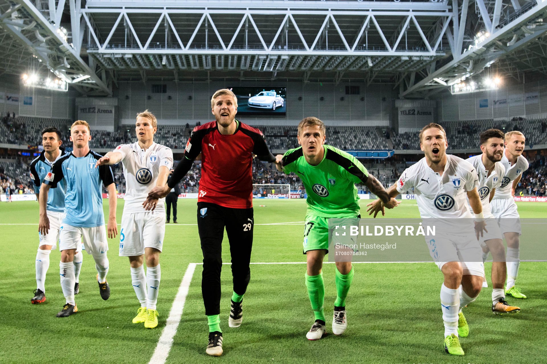 Malmö FFs målvakt Fredrik Andersson och målvakt Johan