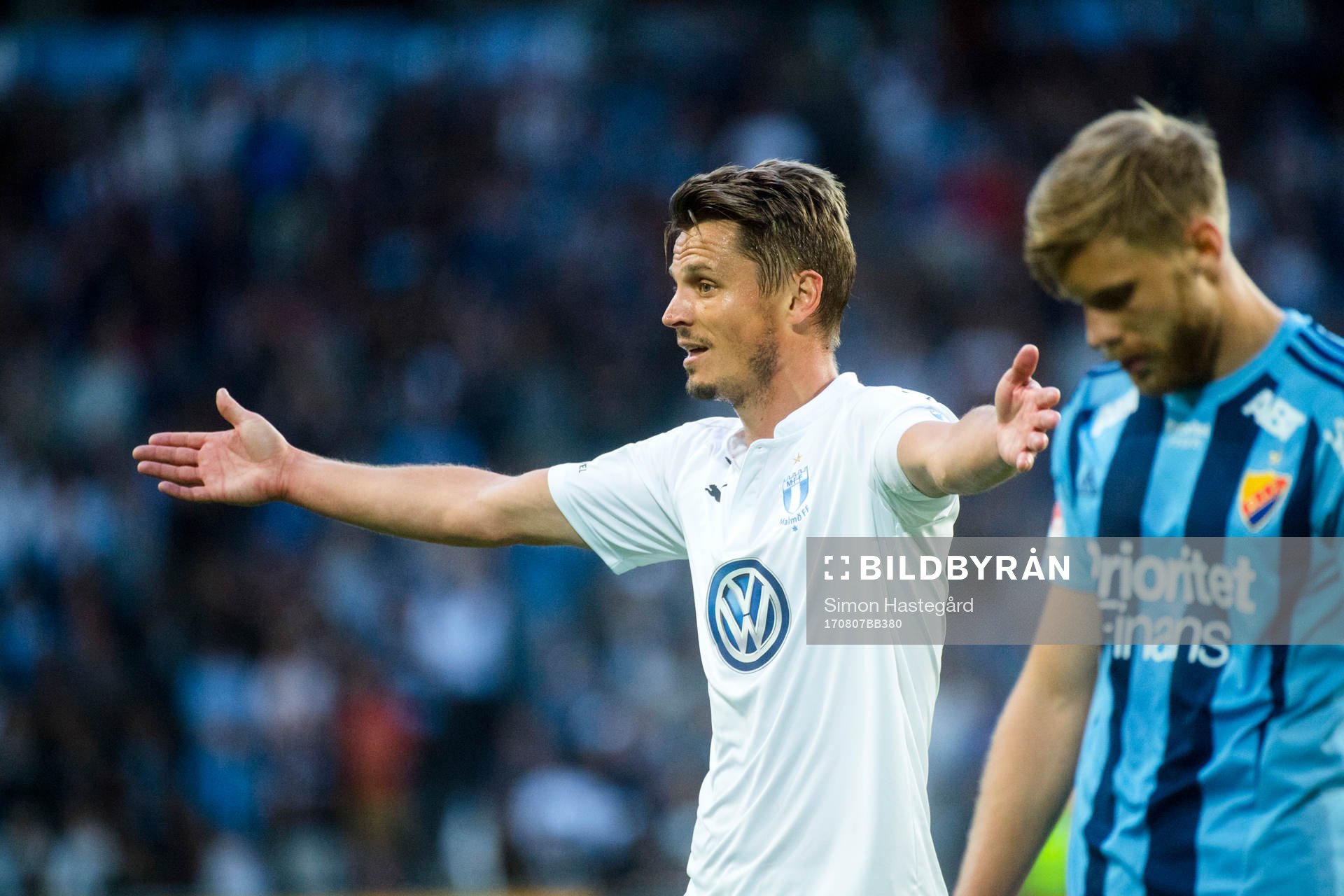 Malmö FFs Markus Rosenberg deppar