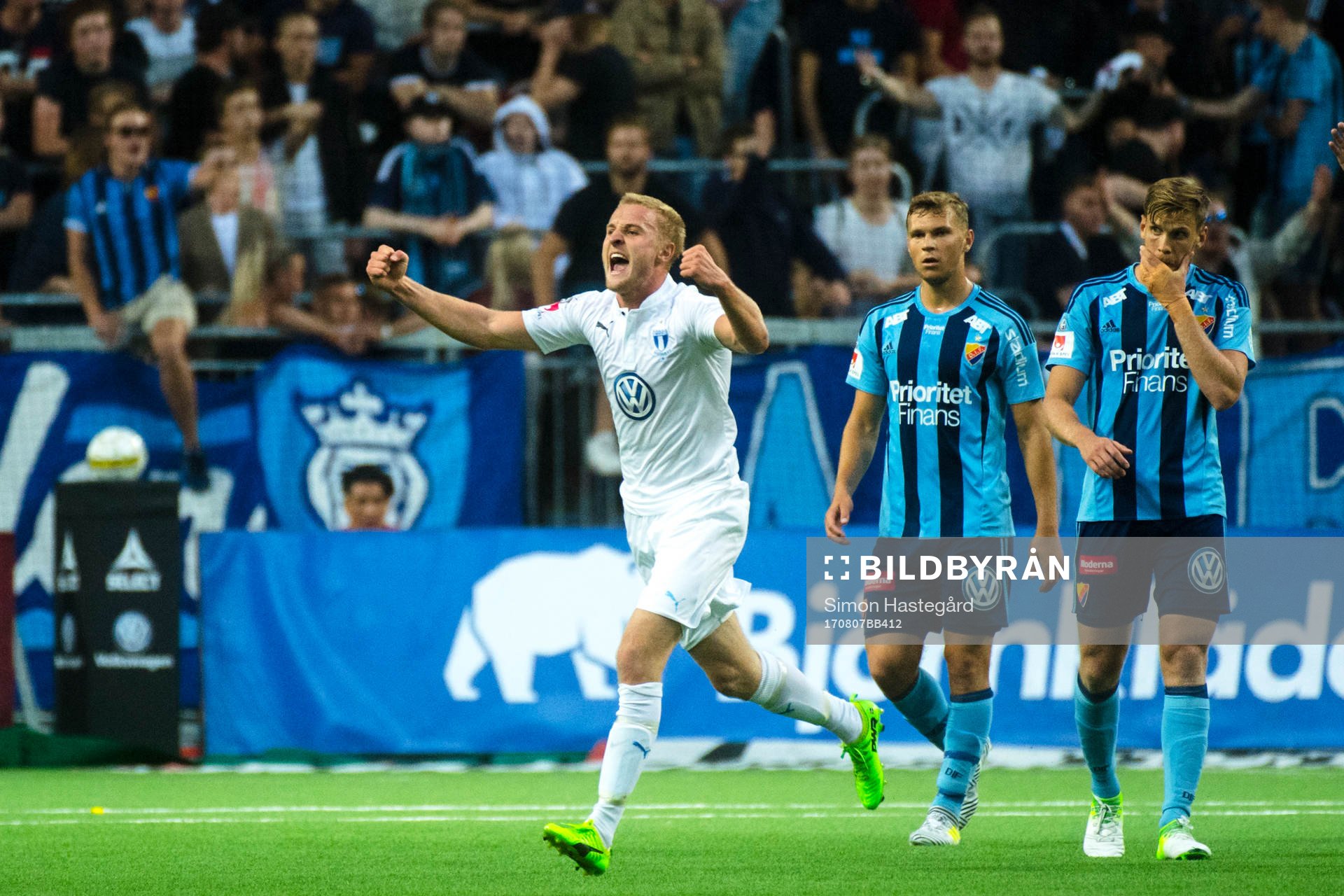Malmö FFs Franz Brorsson jublar
