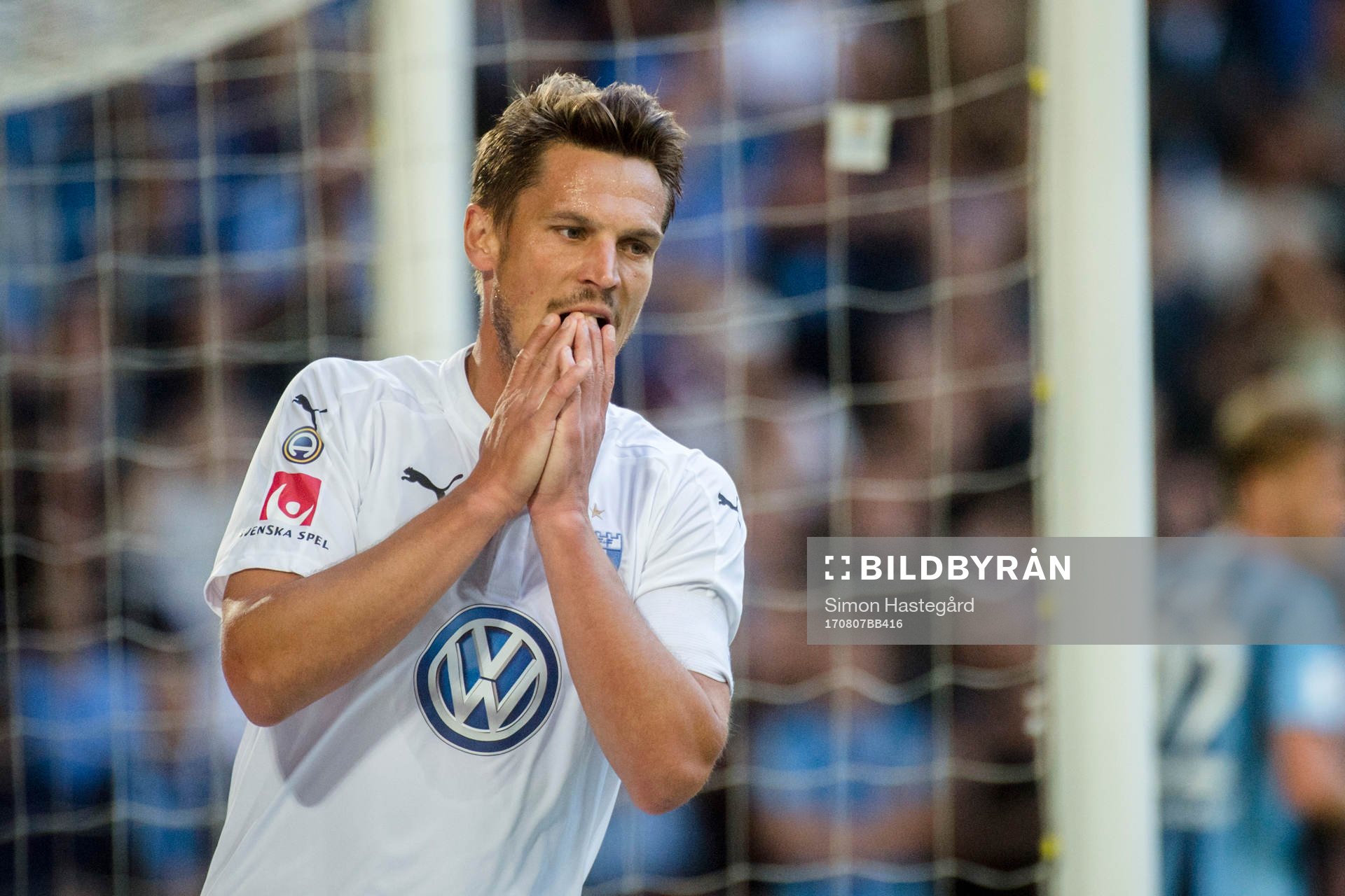 Malmö FFs Markus Rosenberg deppar