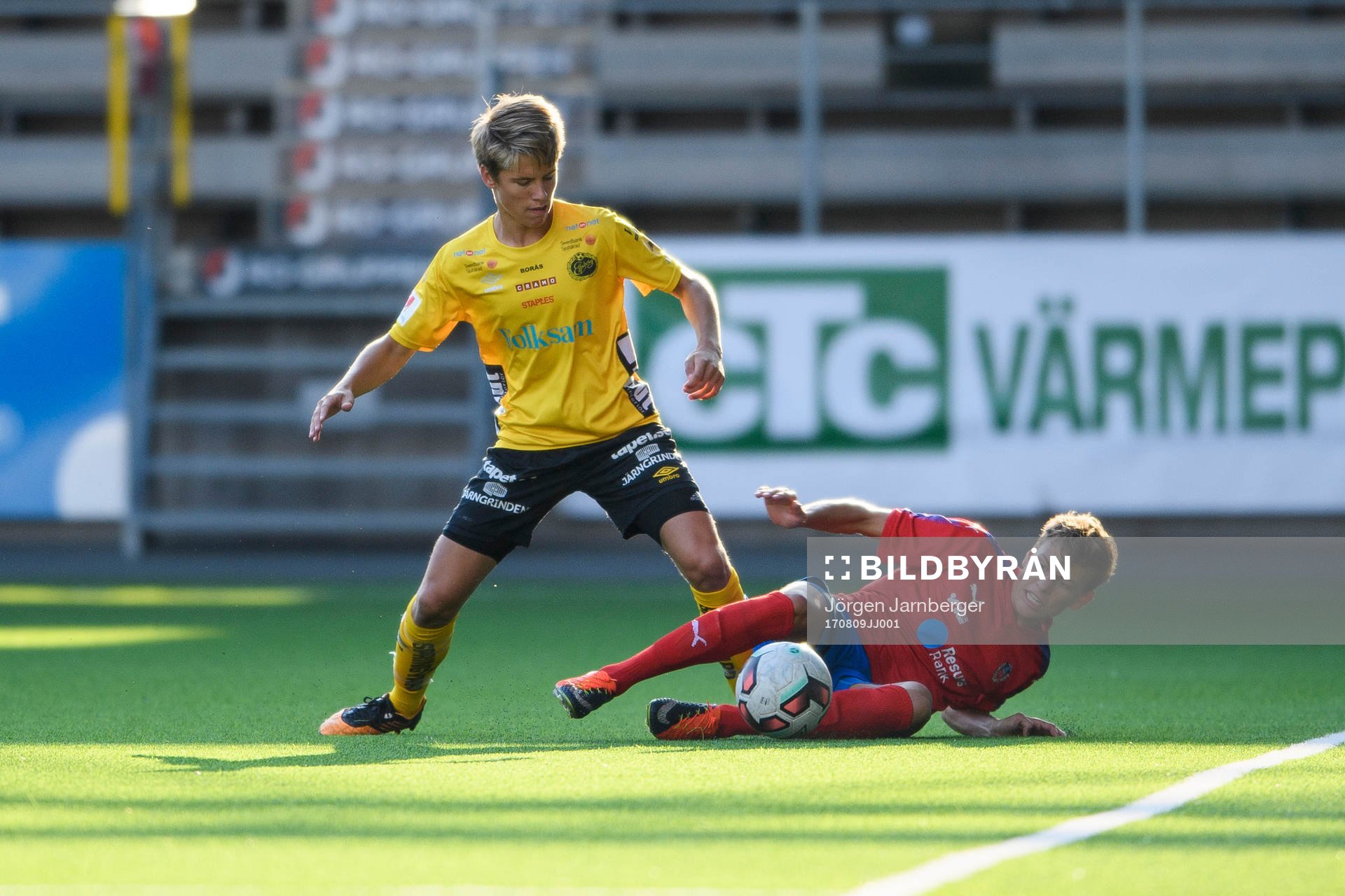 Elfsborgs Oliver Zandén och Helsingborgs Alex Andersson