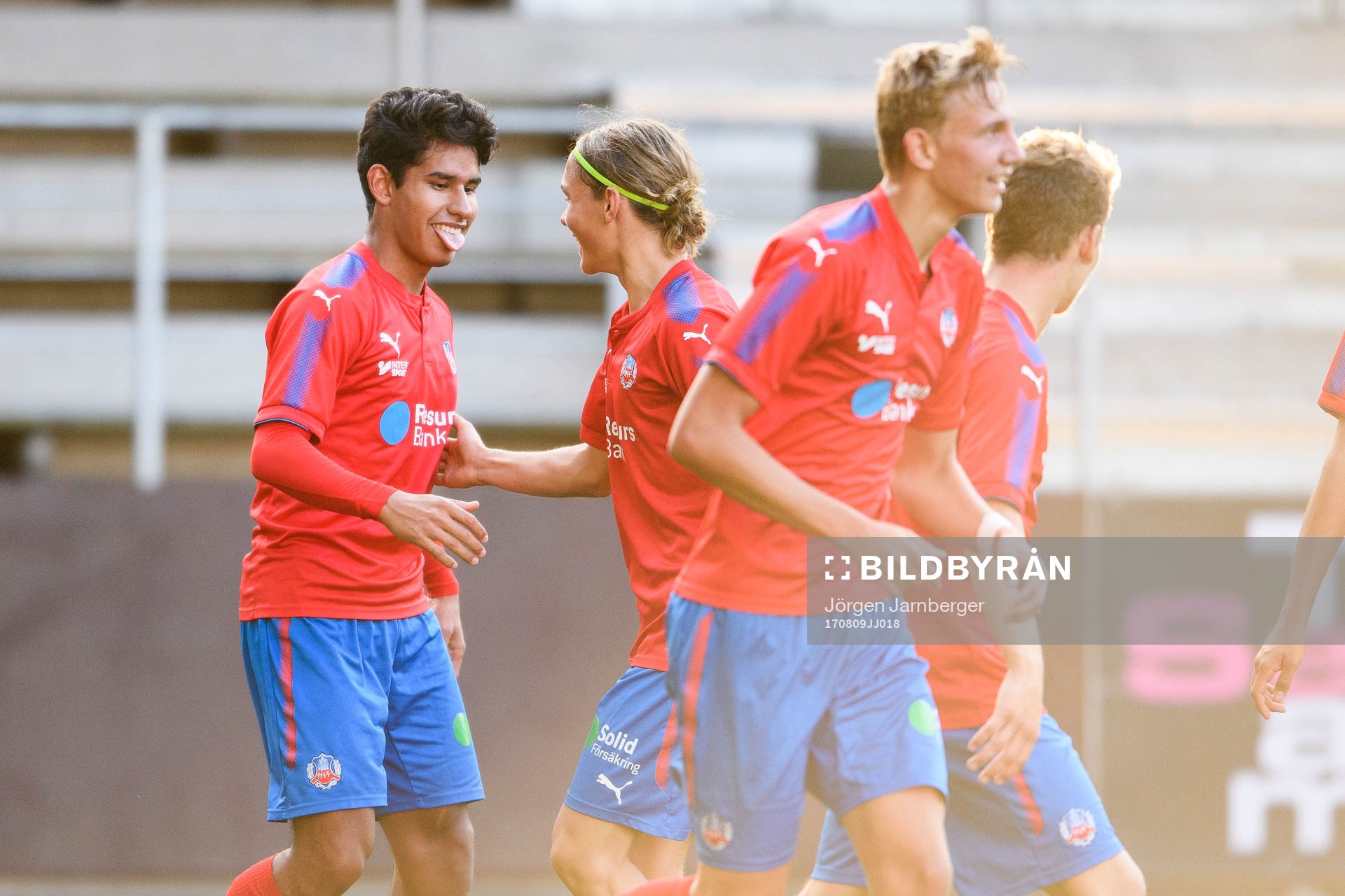 Helsingborgs Victor Göransson jublar