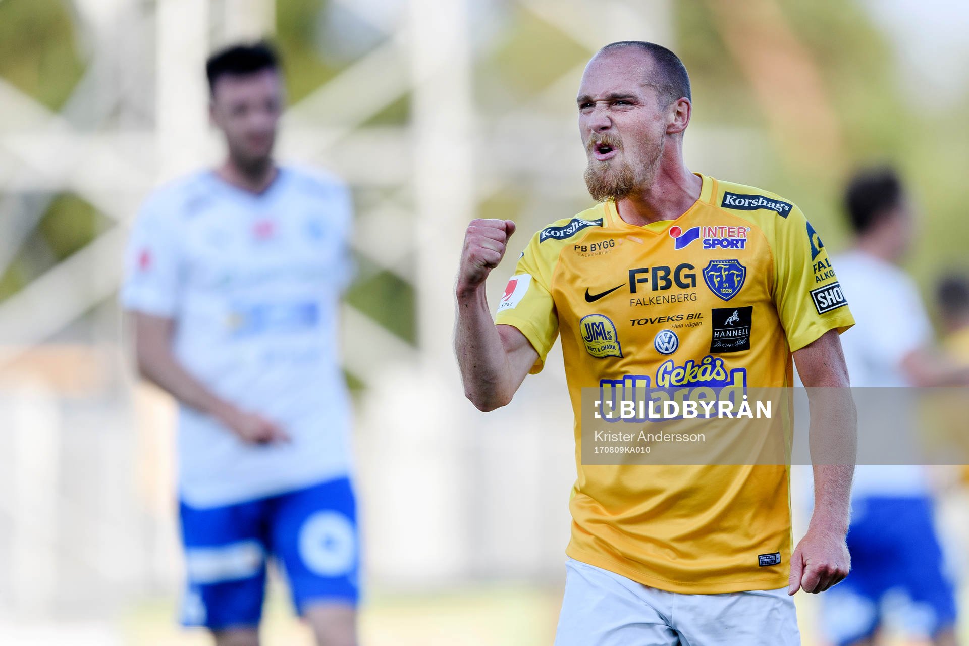 Falkenbergs Christoffer Carlsson jublar