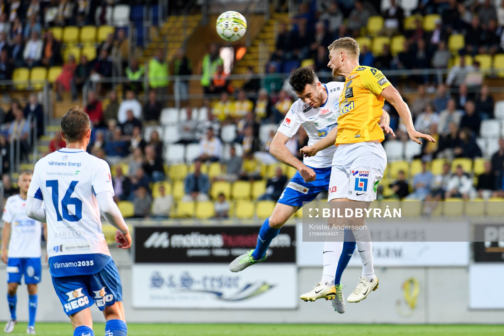 Värnamos Tyler Lissette och Falkenbergs Erik Pärsson