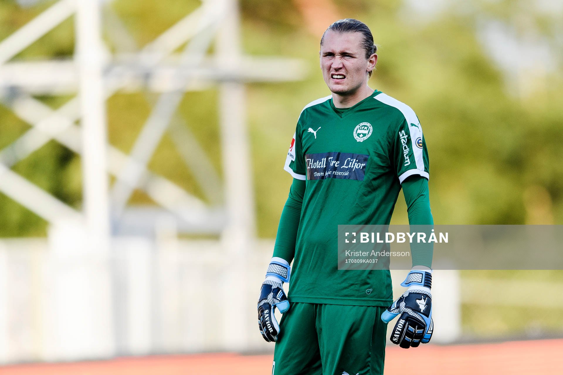Värnamos målvakt Tobias Andersson