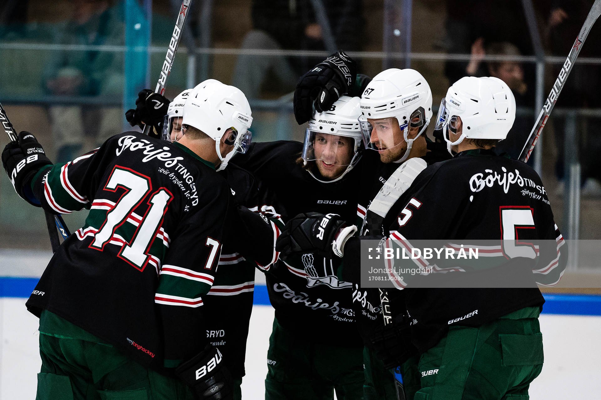 Tingsryds Mikael Frycklund jublar