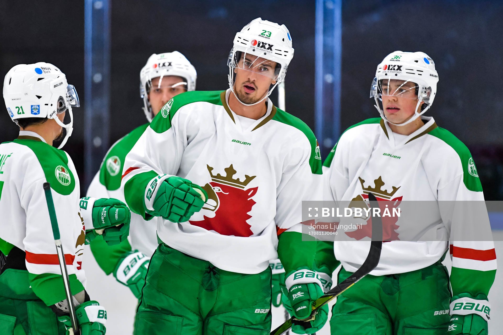 Rögles Daniel Sylwander jublar