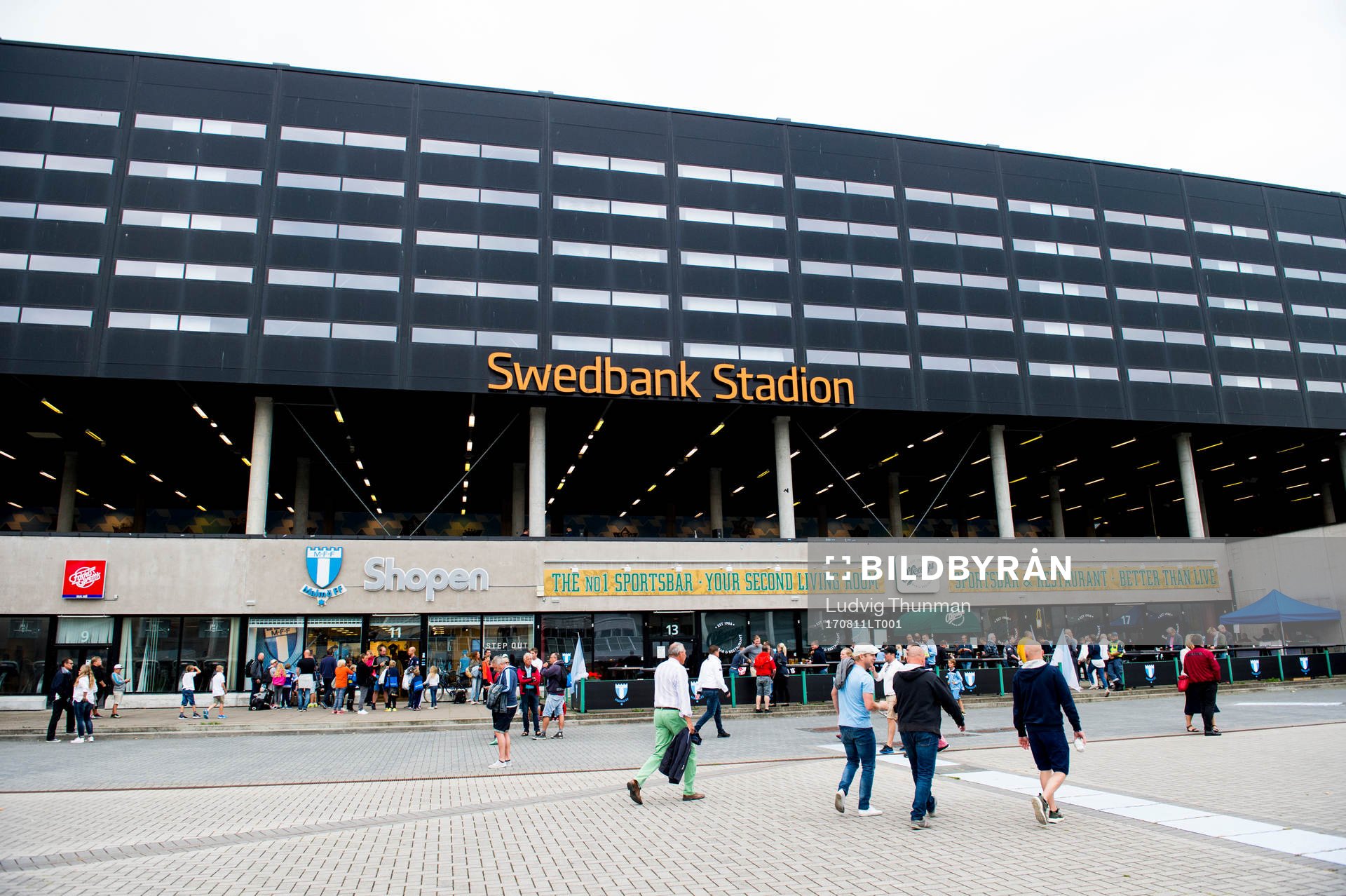 Exteriör över Swedbank Stadion