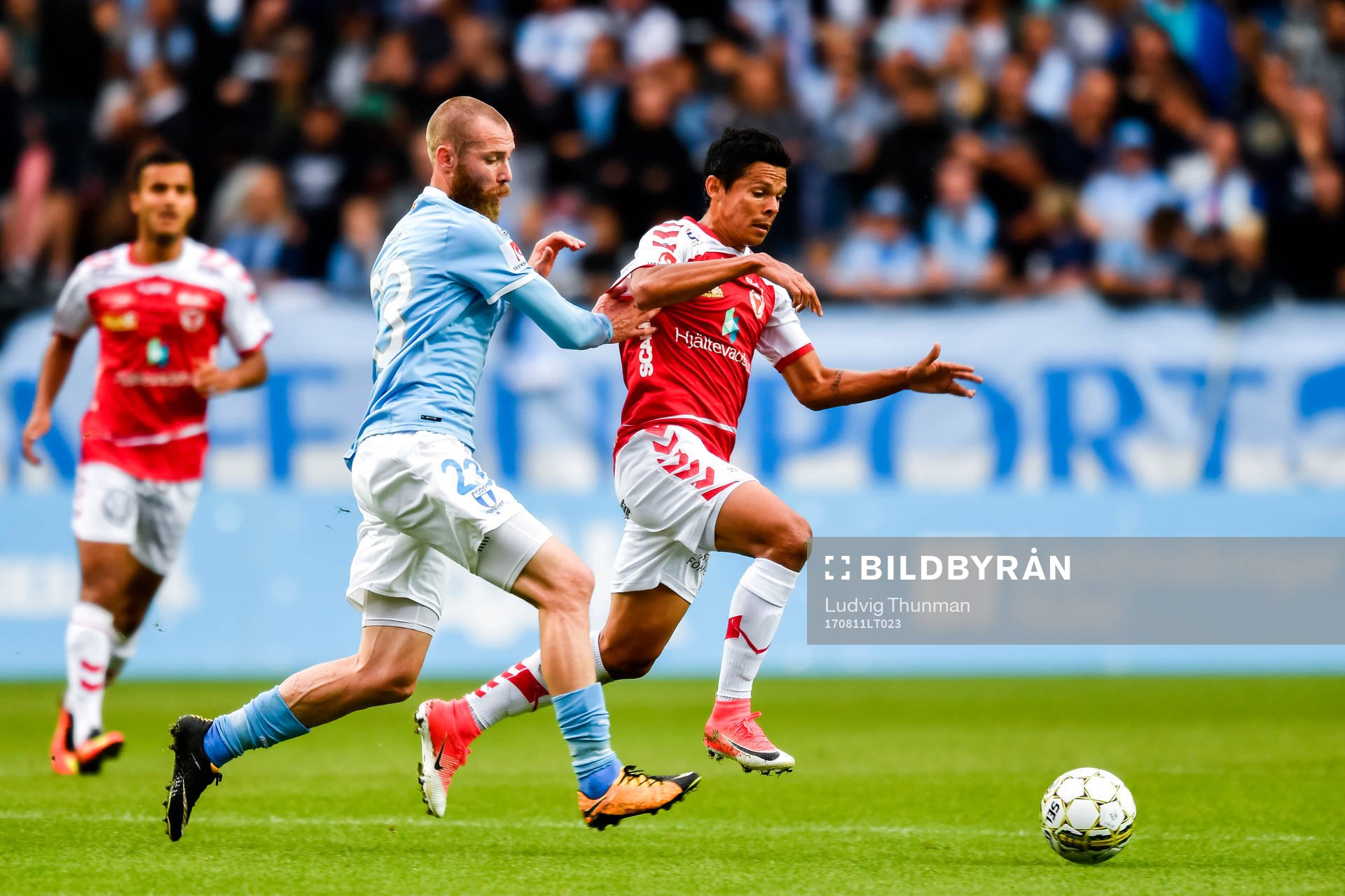Malmö FFs Jo Inge Berget och Kalmars Romário Pereira